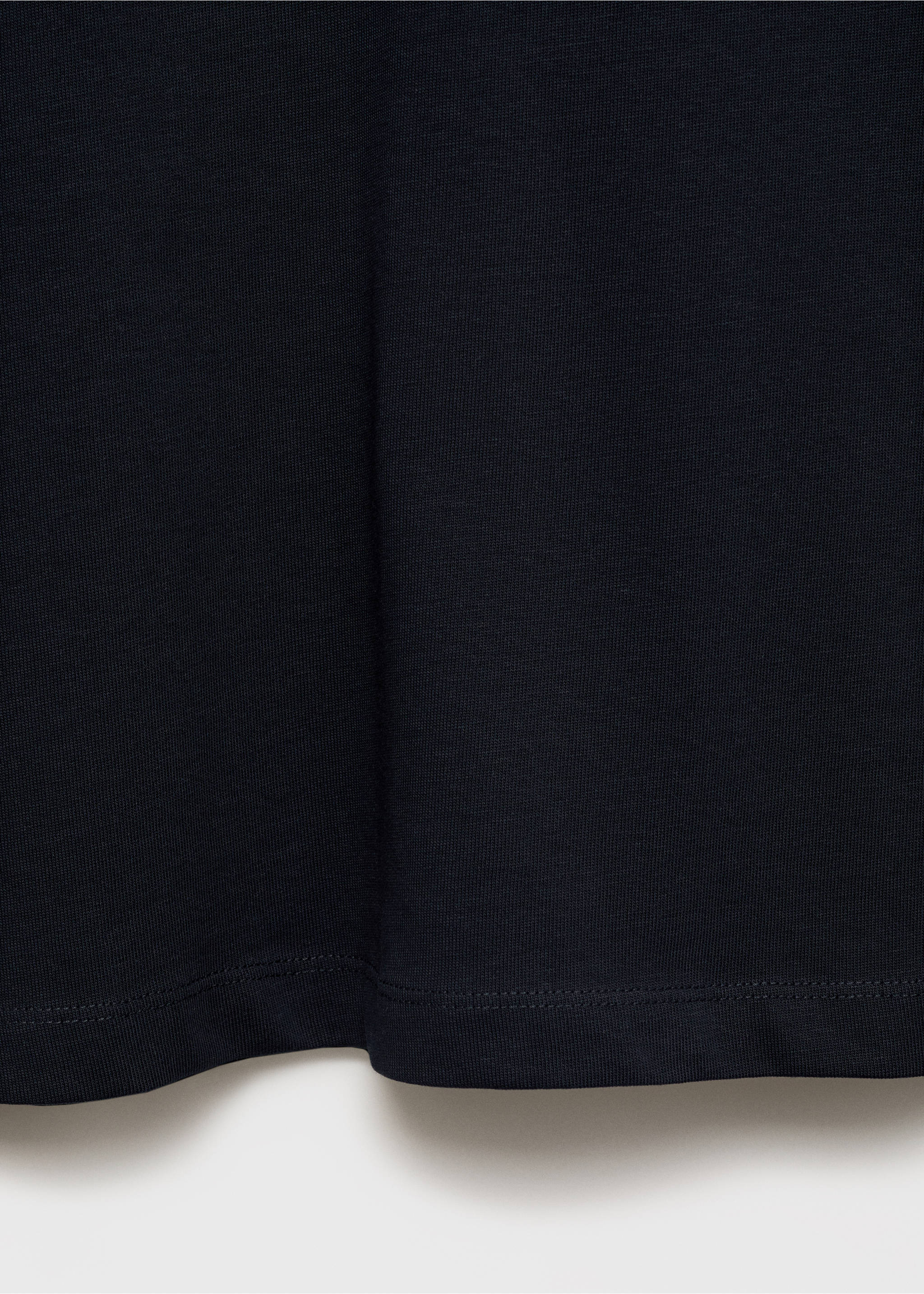 Heavy weight relaxed-fit T-shirt - Detail van het artikel 0, Donkermarine. Ref: 87080597-00.