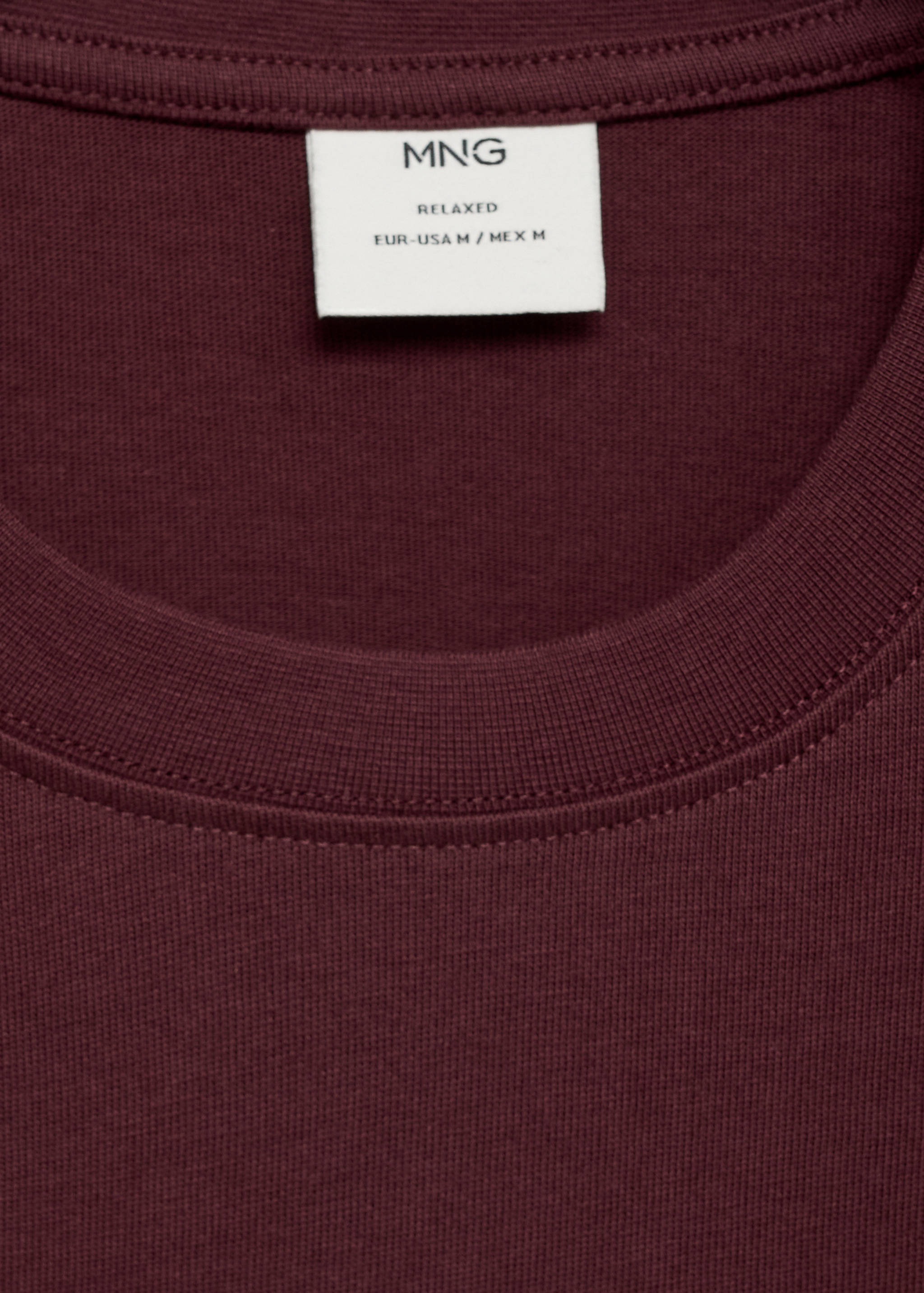 تي شيرت ثقيل الوزن بقصة فضفاضة - تفاصيل المنتج 8