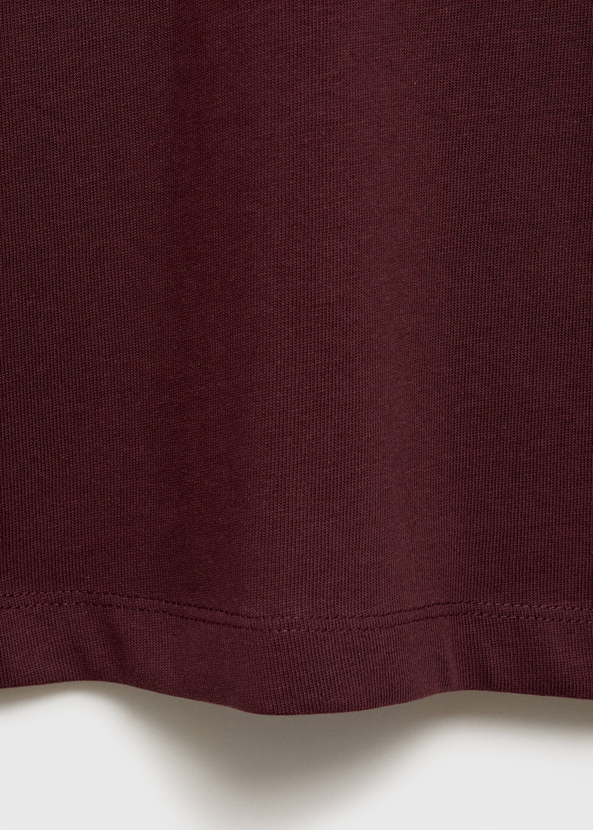 تي شيرت ثقيل الوزن بقصة فضفاضة - تفاصيل المنتج 0