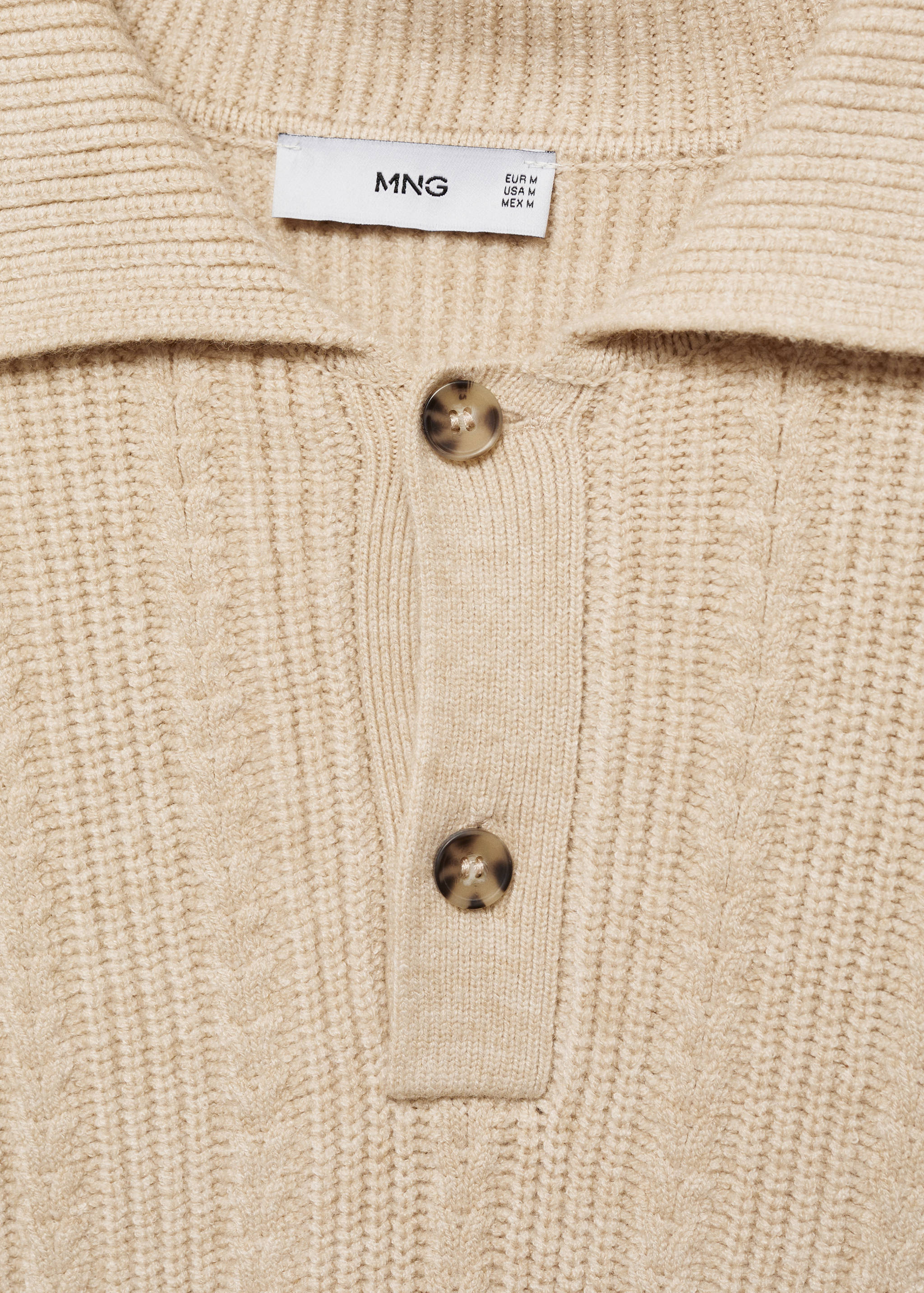 Pull-over polo maille structure - Détail de l'article 8