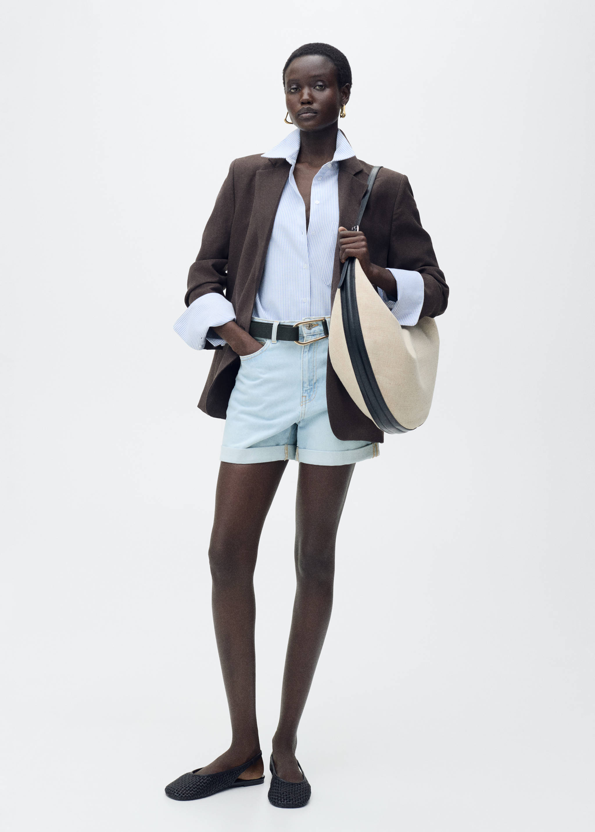 Shorts texans mom-fit tir alt - Pla general