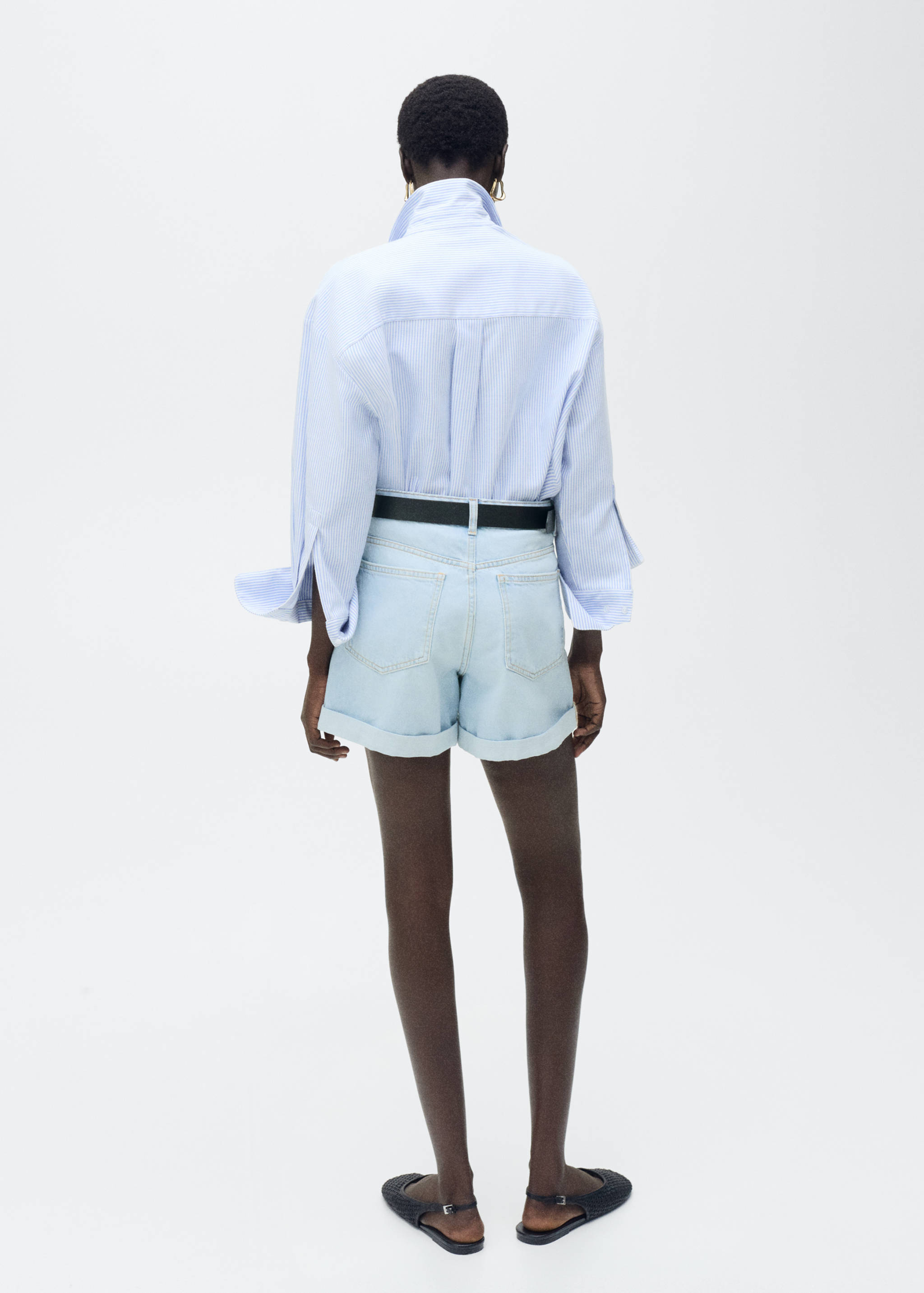 Shorts texans mom-fit tir alt - Revers de l'article