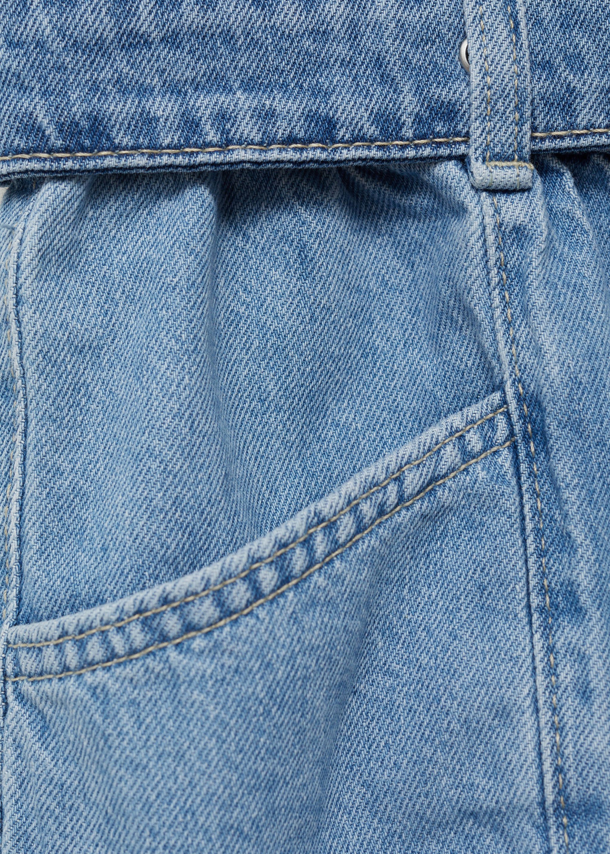 Shorts texans paperbag cinturó - Detall de l'article 0