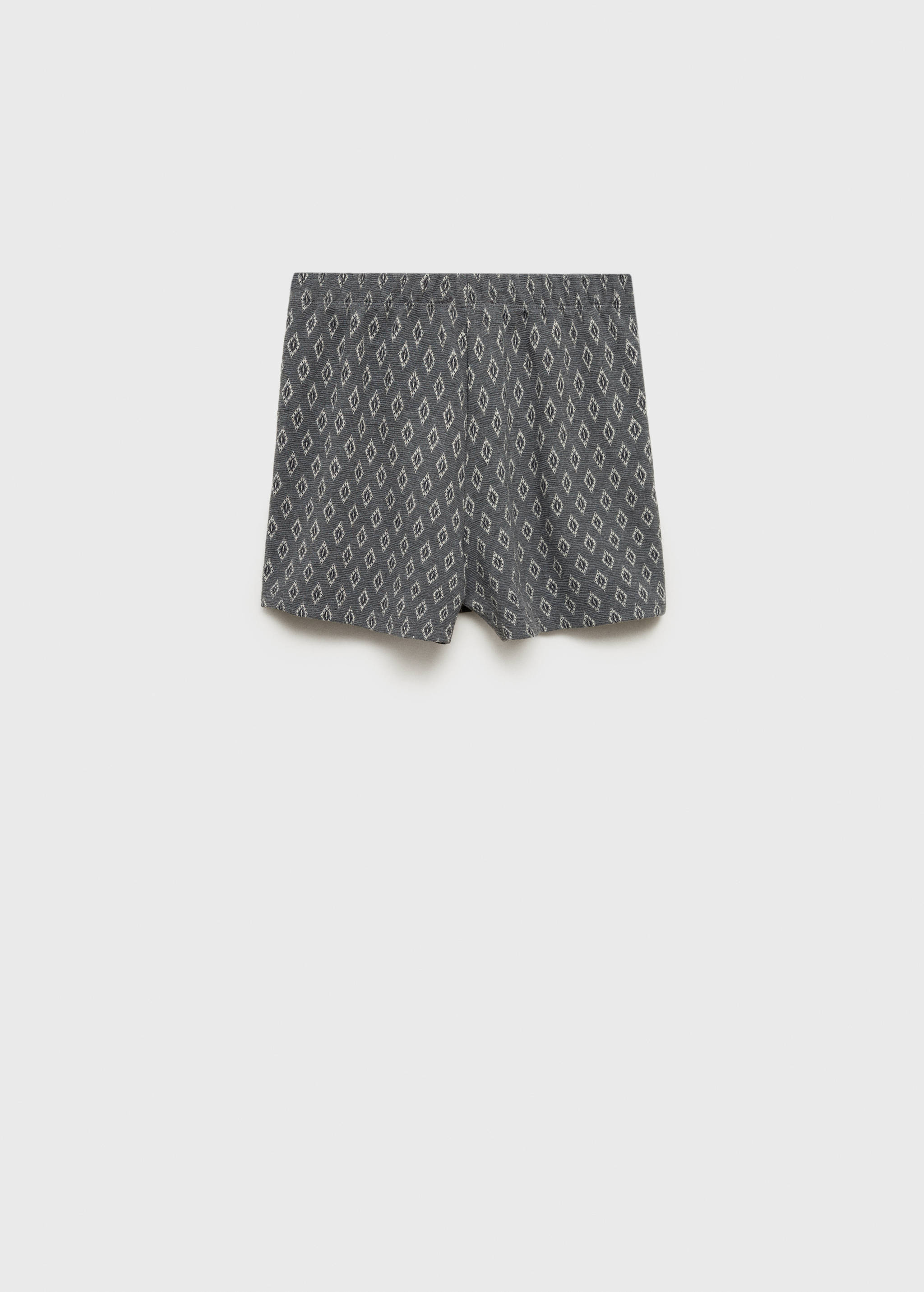Printed skirt trousers - Reverse of the article