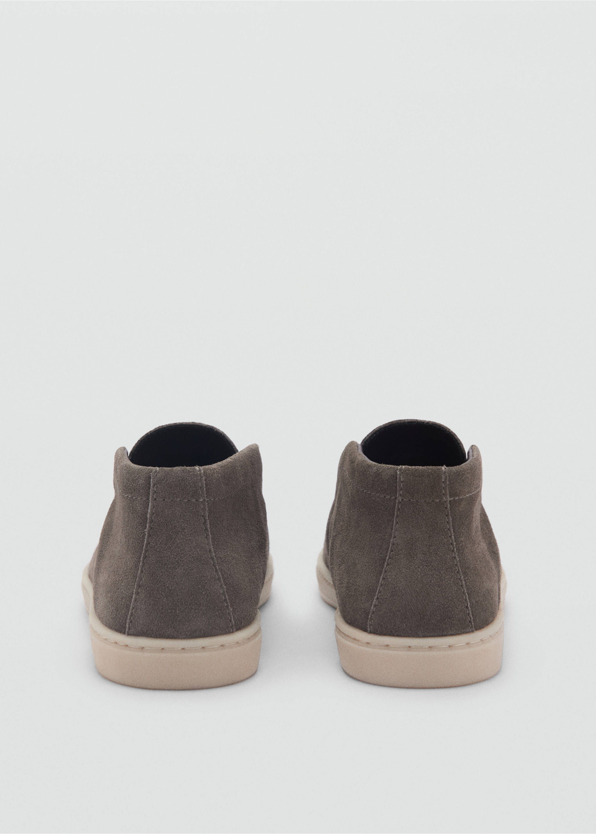 Ботинки casual из спилка - Деталь изделия 1, Хаки. Ref: 87080609-00.