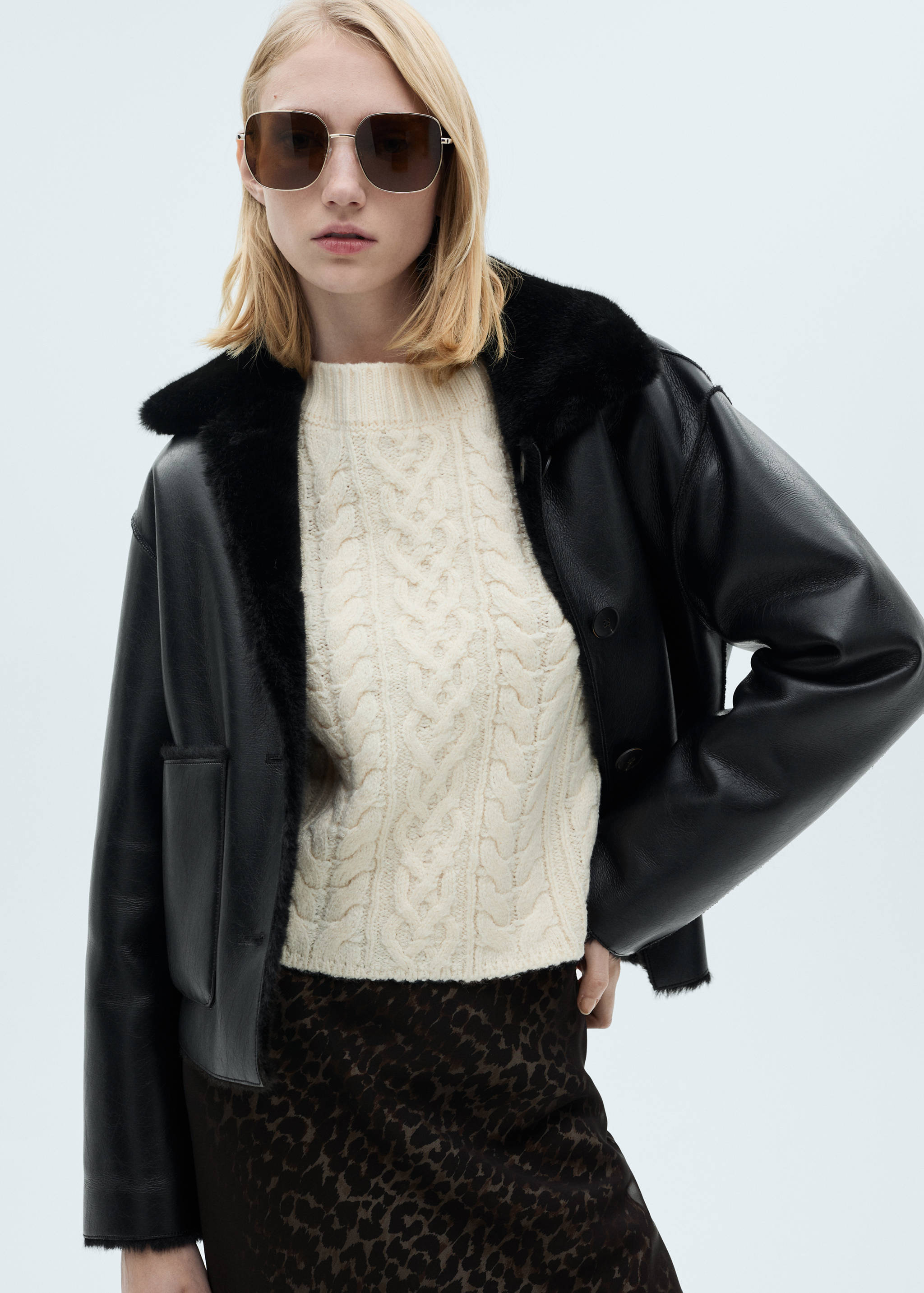 Falda evasé leopardo - Detalle del artículo 1