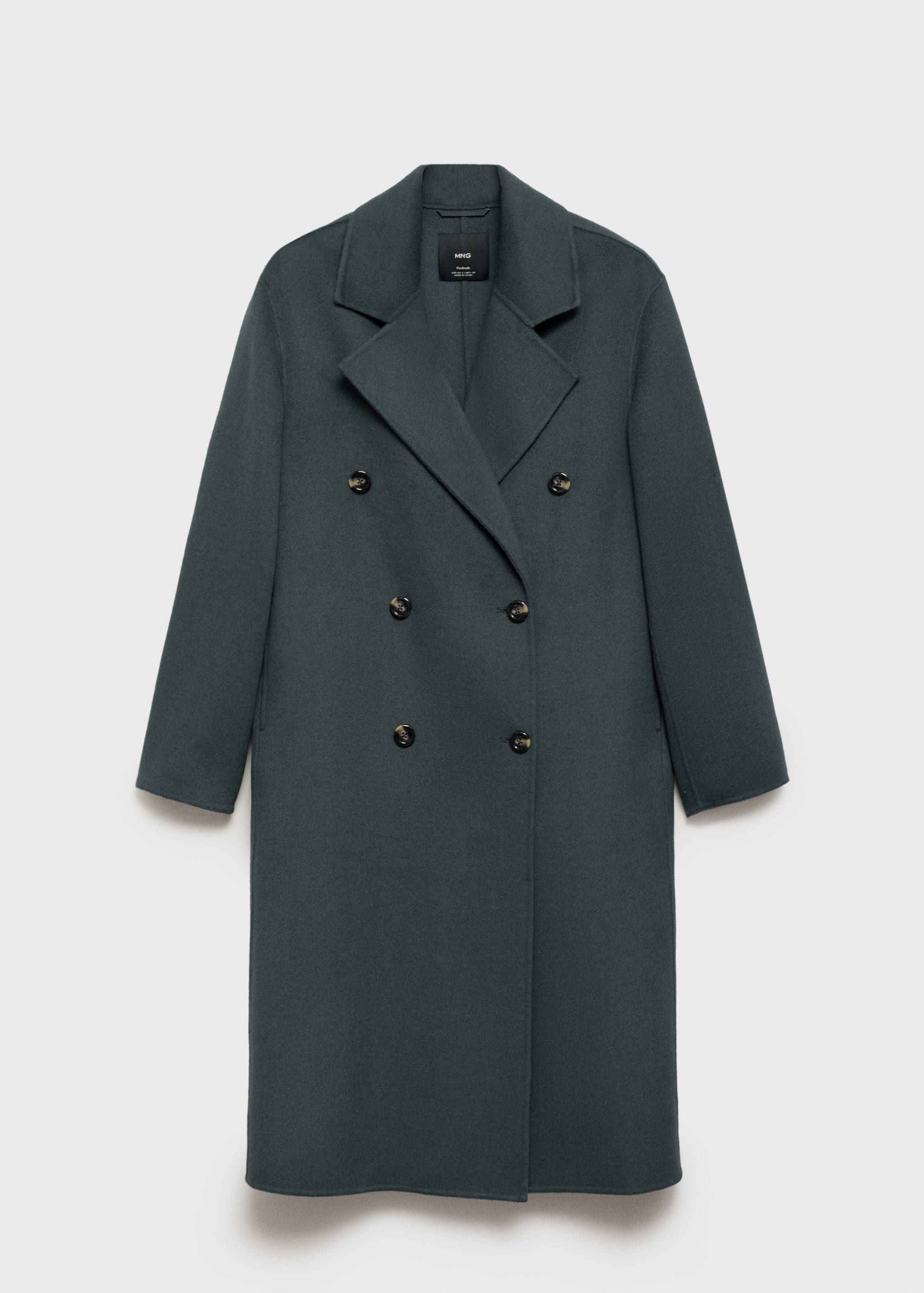 Vlněný kabát oversize ruční výroby - Zboží bez modelu