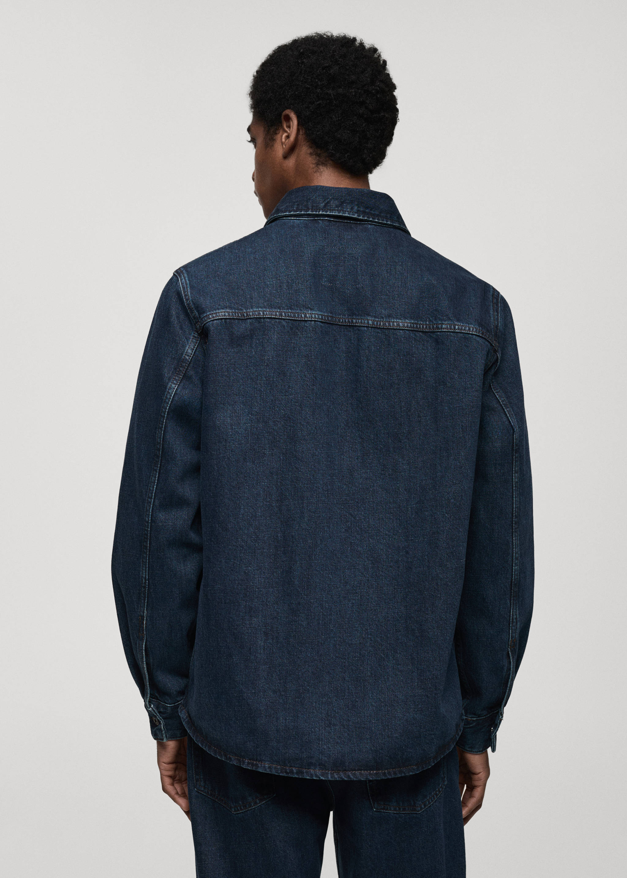 Surchemise en jean regular-fit - Verso de l’article