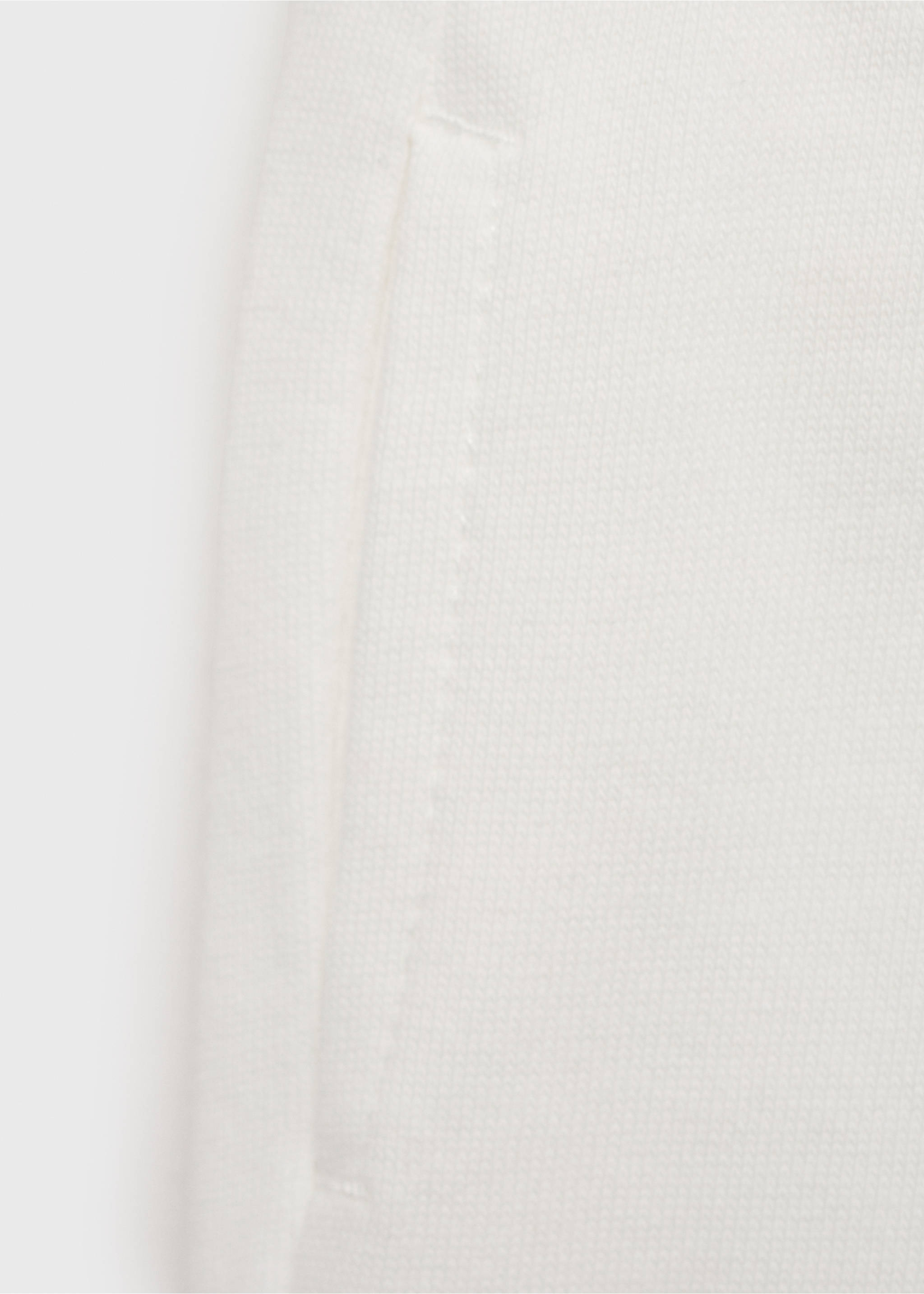 Pantalón algodón cintura elástica - Detalle del artículo 0, Blanco roto. Ref: 87080620-00.