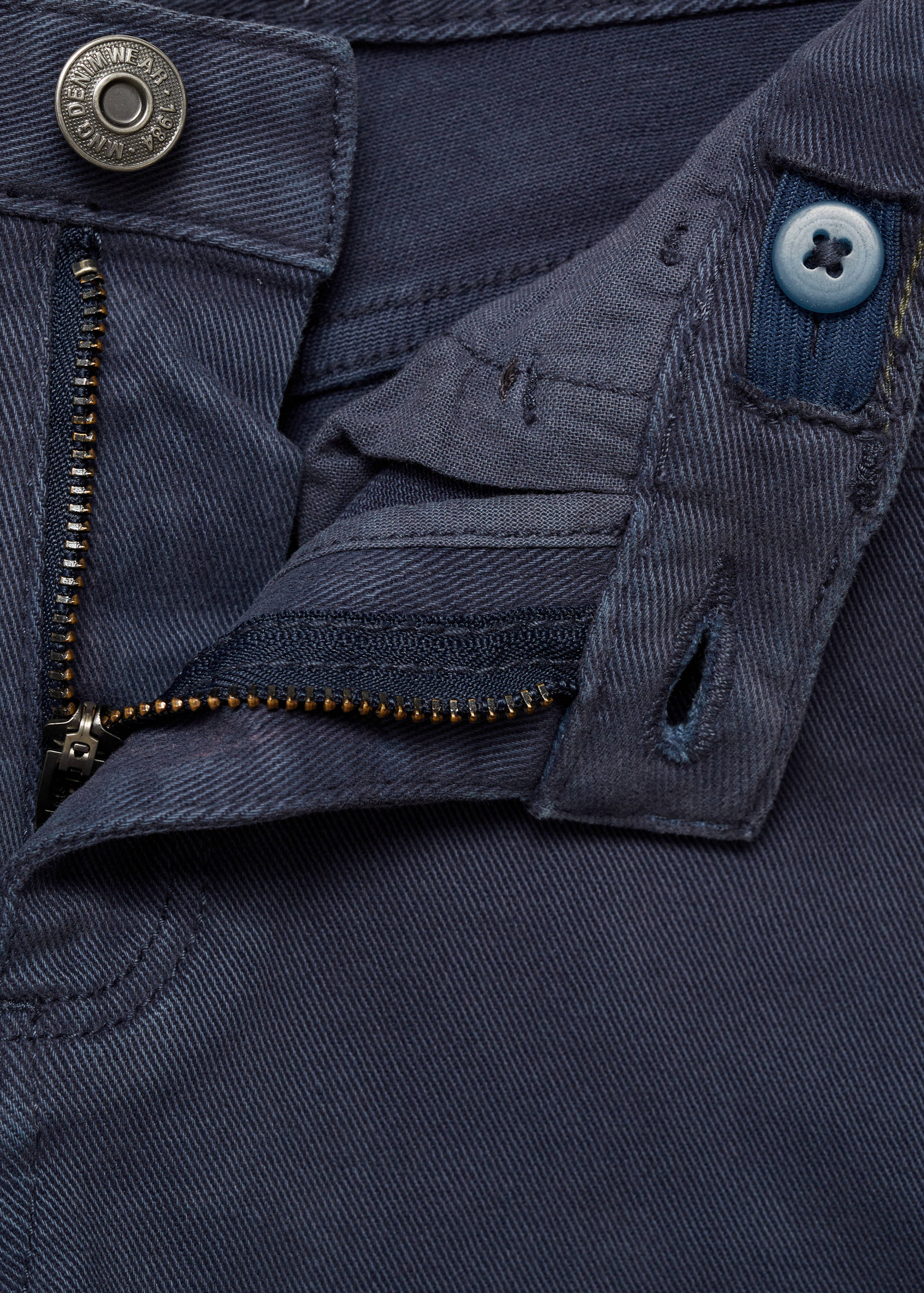 Straight cotton jeans - Details of the article 8