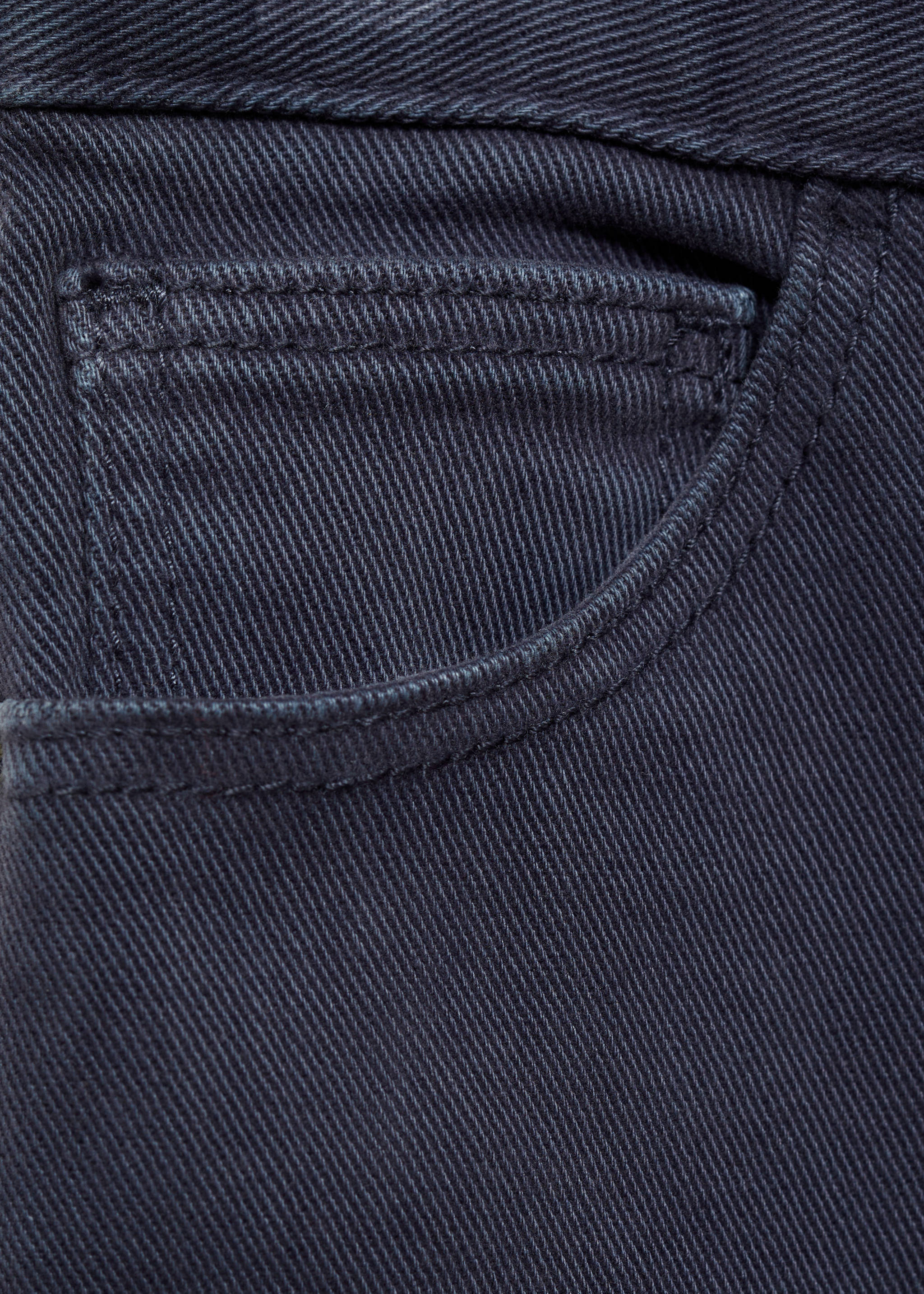 Straight cotton jeans - Details of the article 0