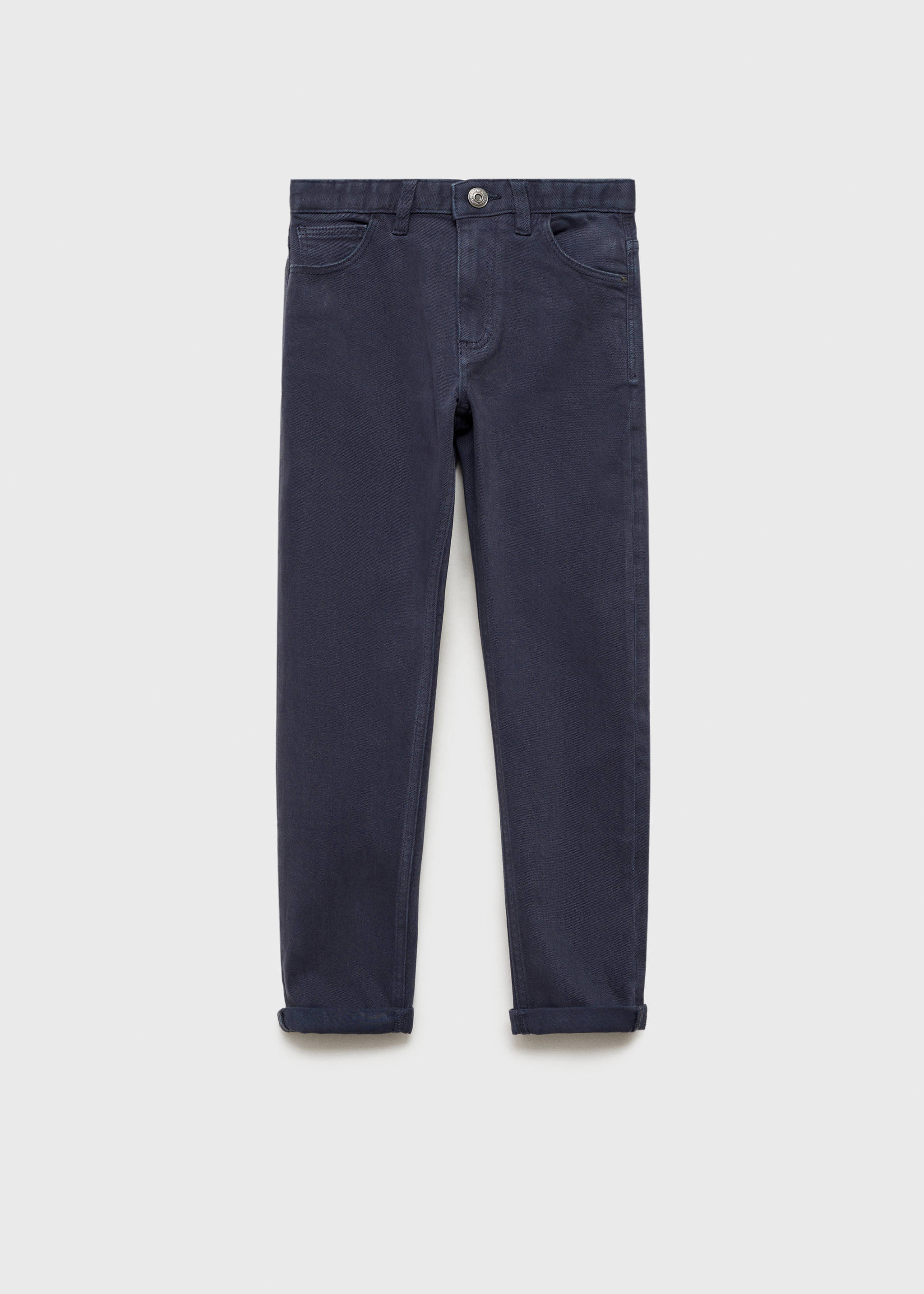 Straight cotton jeans - Article without model