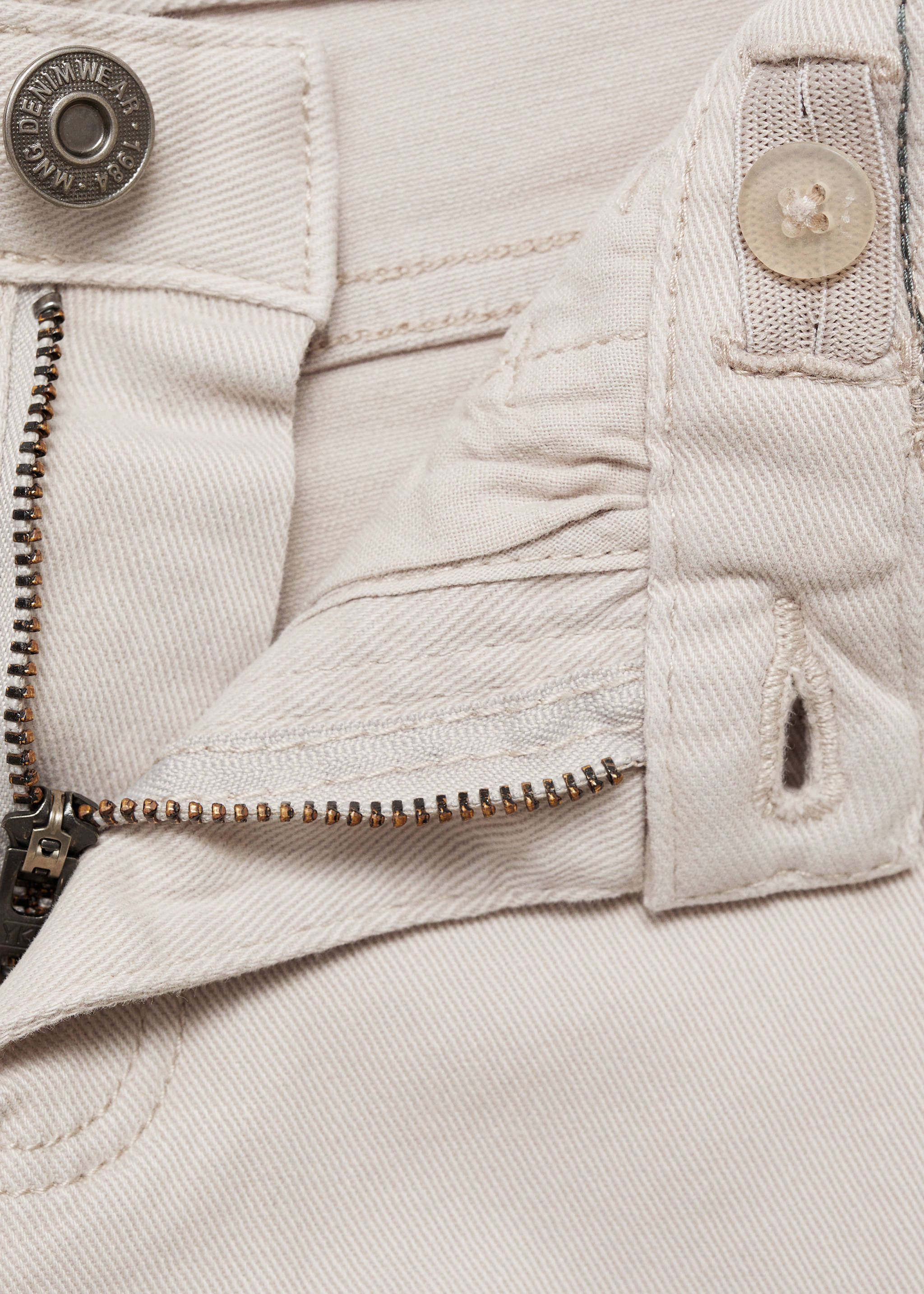 Straight cotton jeans - Details of the article 0