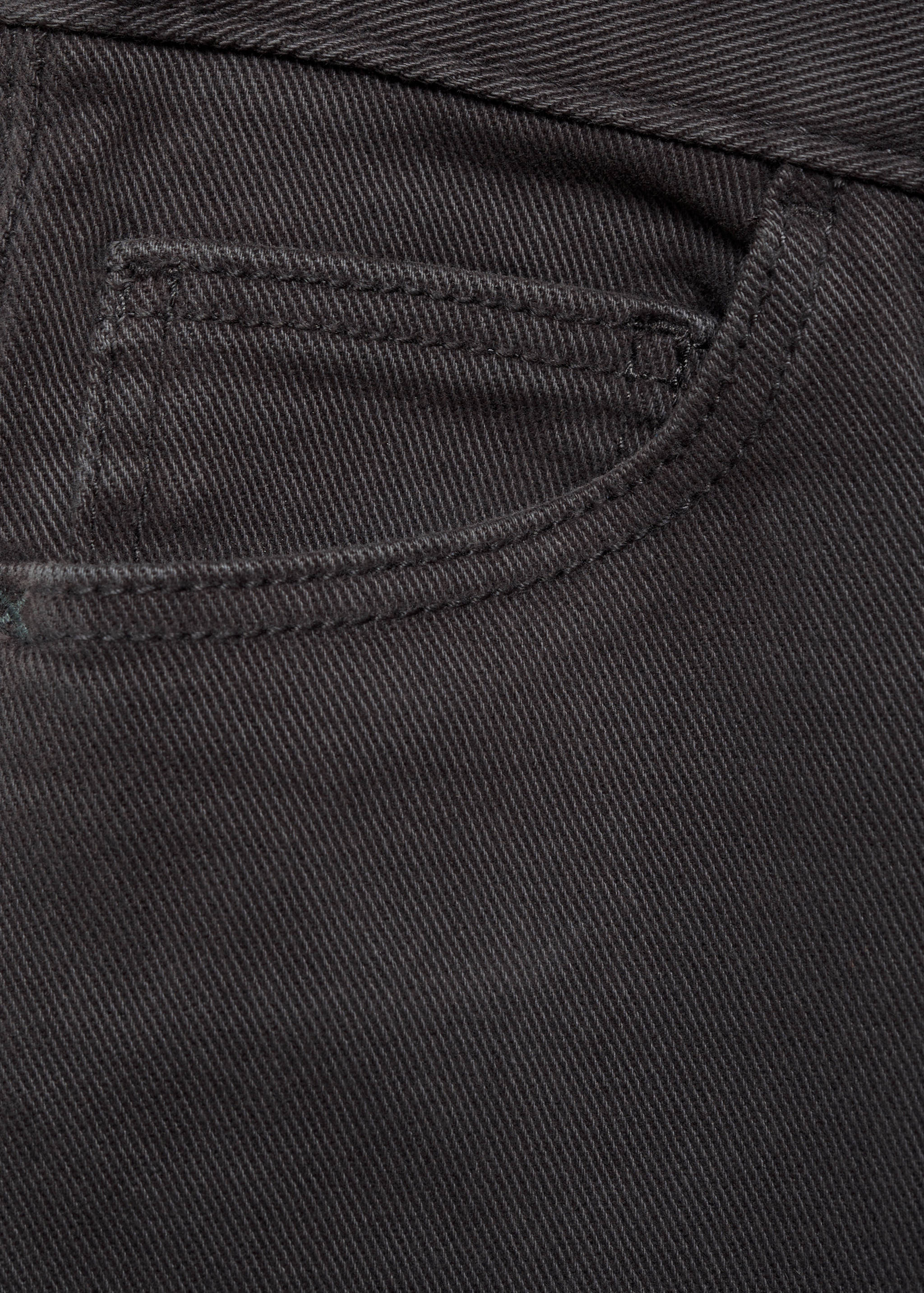 Straight cotton jeans - Details of the article 0