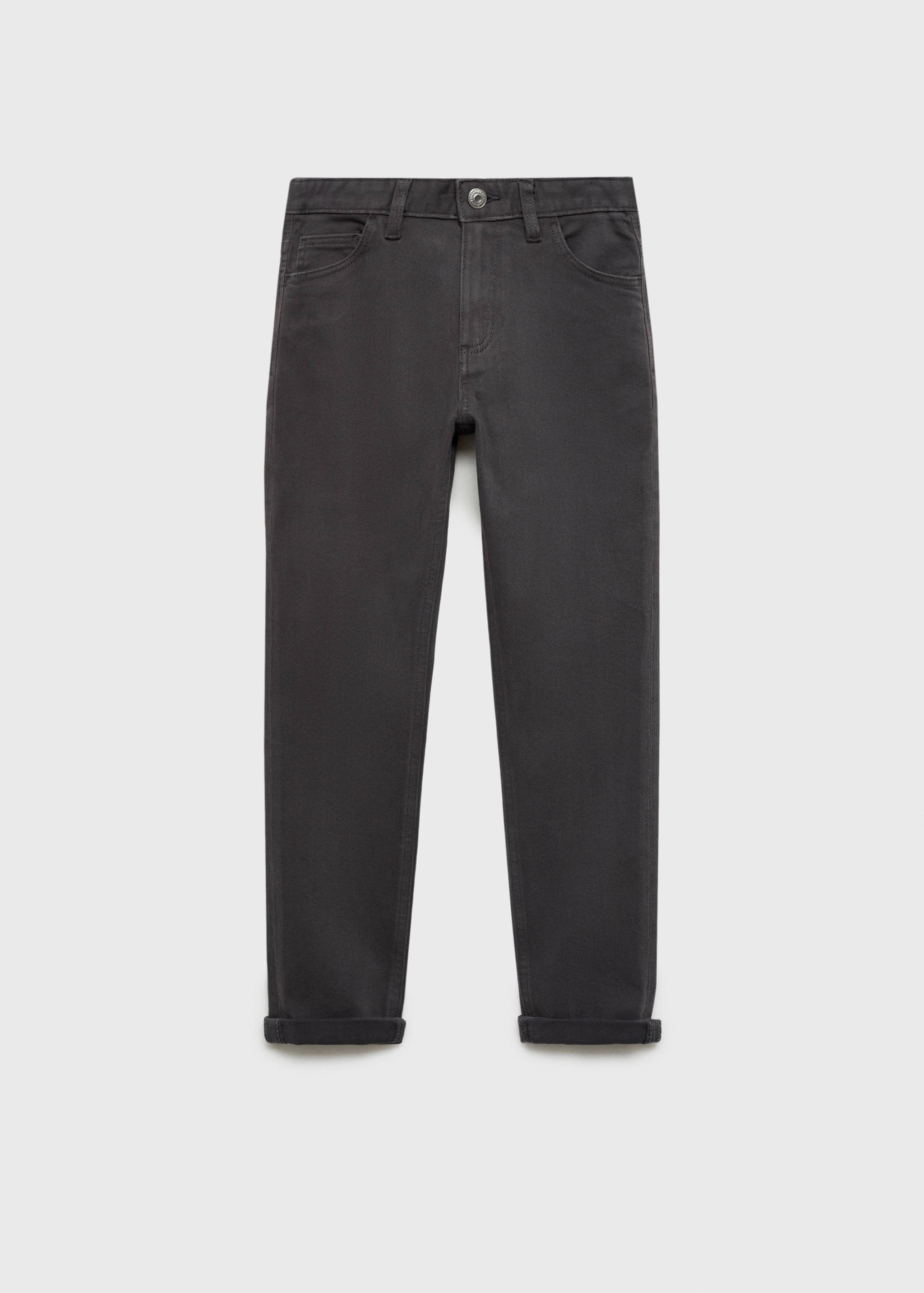 Straight cotton jeans - Article without model