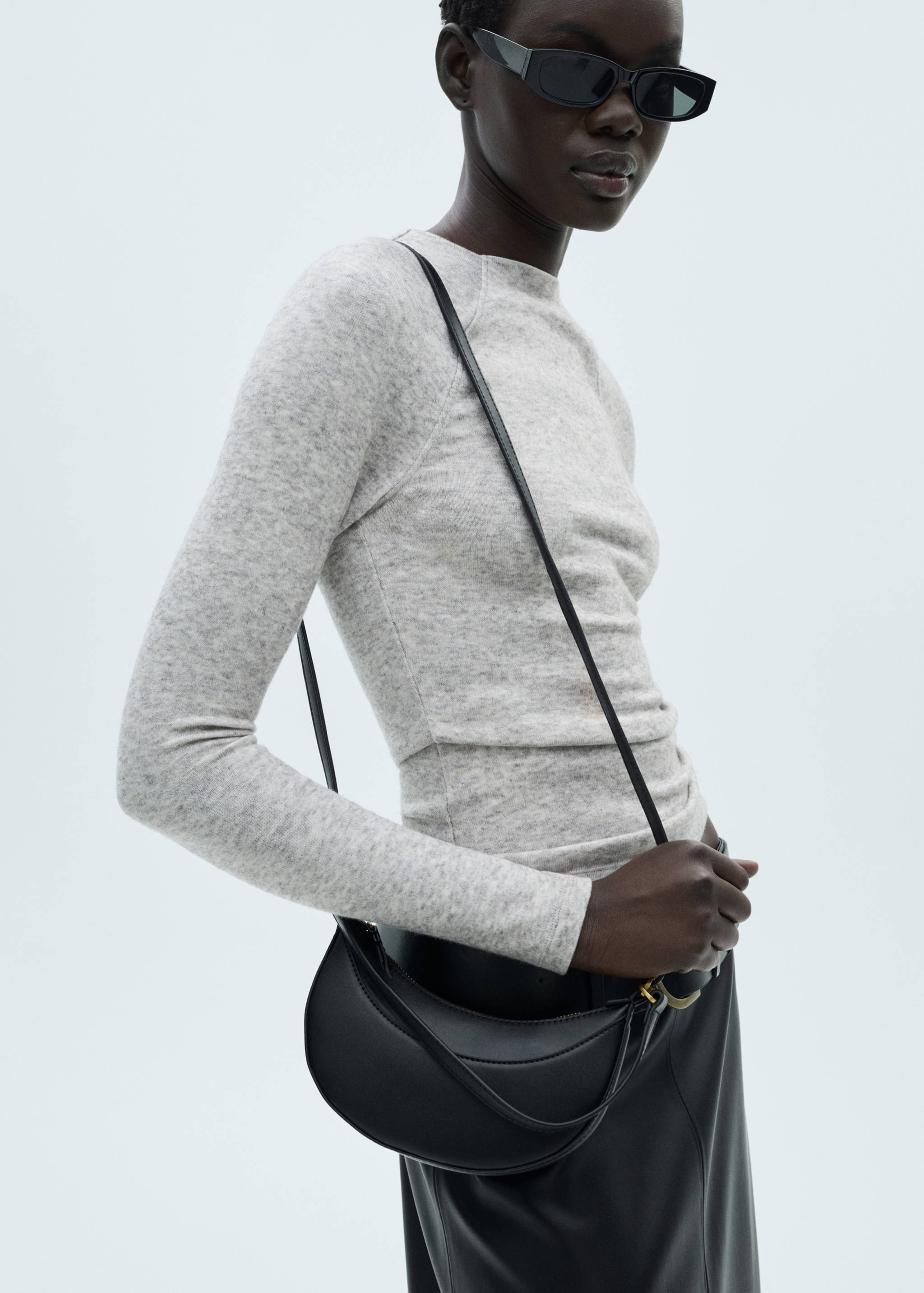 T-shirt coutures décoratives - Plan moyen