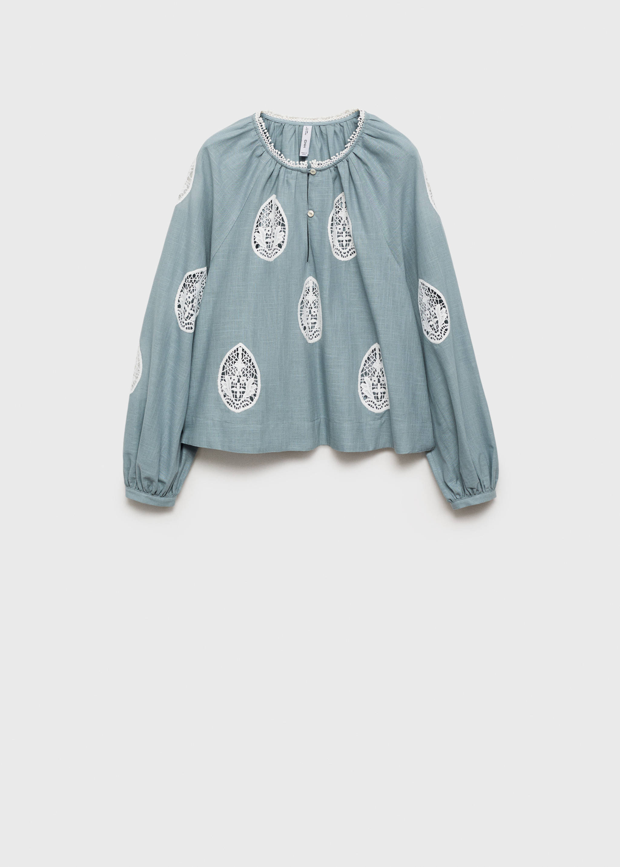 Embroidered details blouse - Article without model