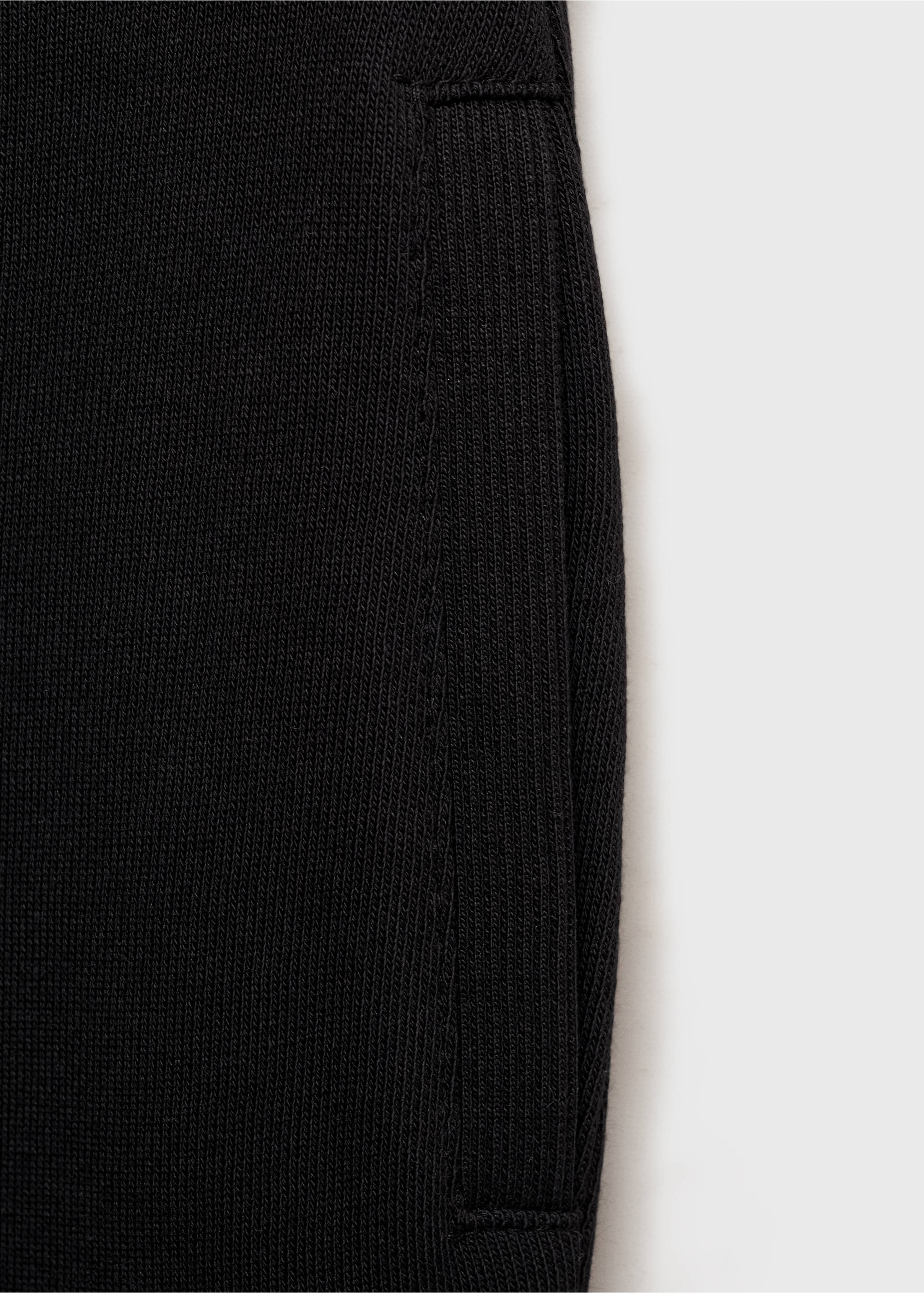 Beli elastik jogger pantolon - Ürün detayı 0, Siyah. Ref: 87080634-00.