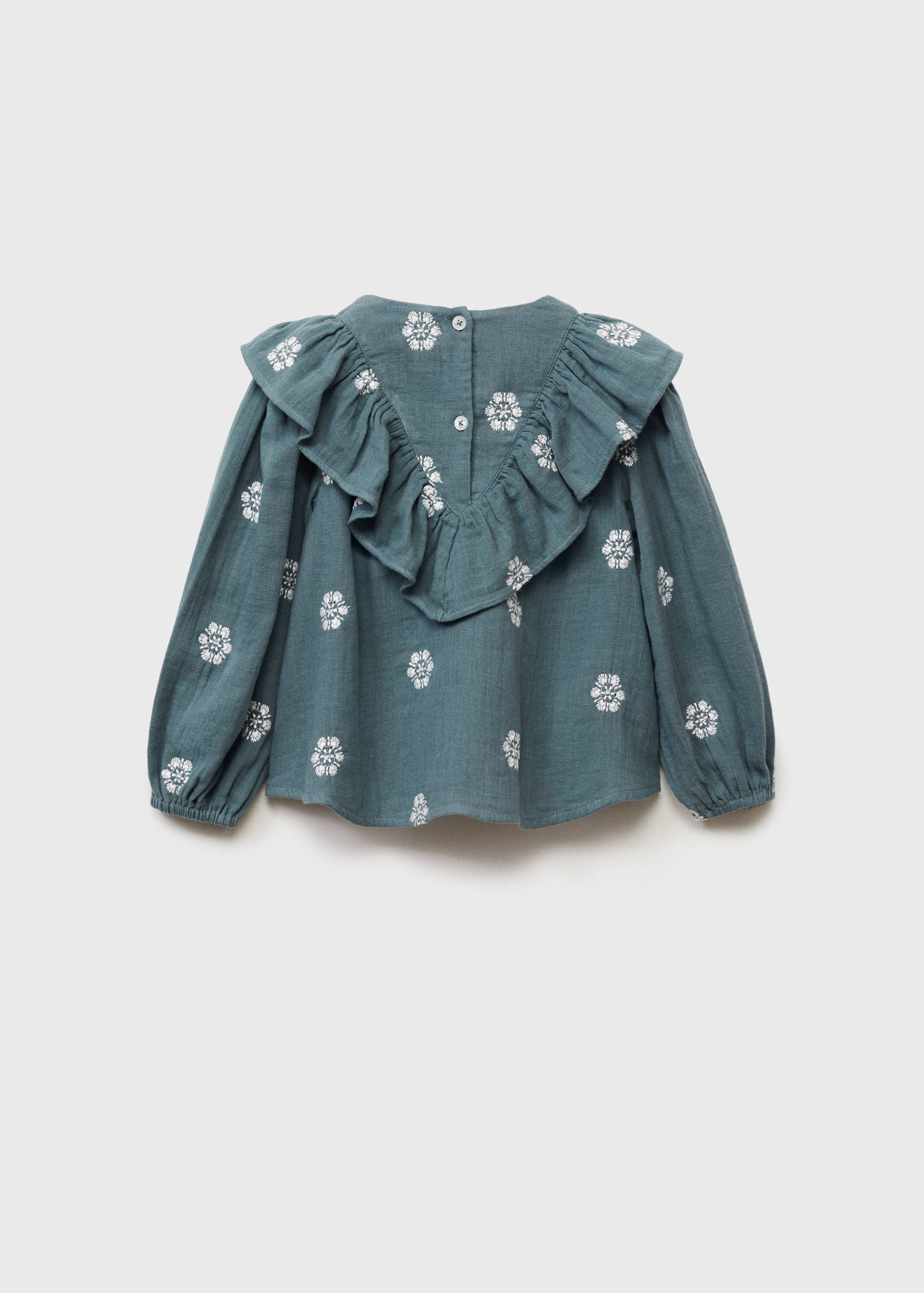 Blusa estampada volantes - Reverso del artículo