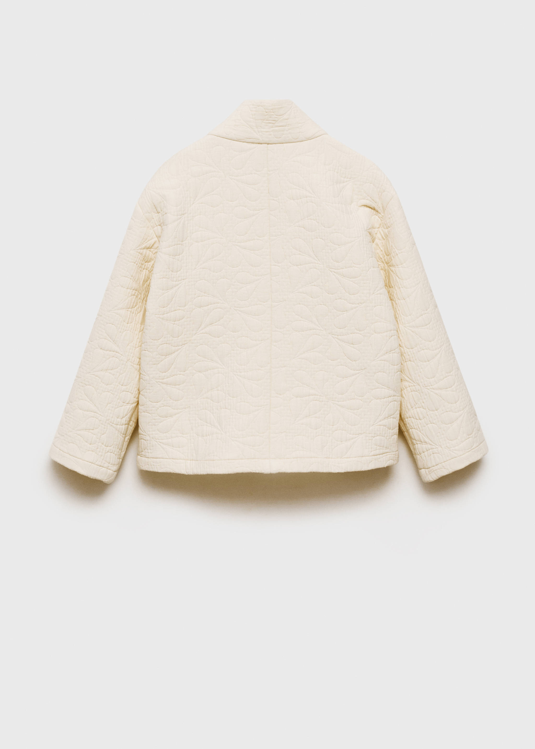 Textured embroidered jacket - Reverse of the article