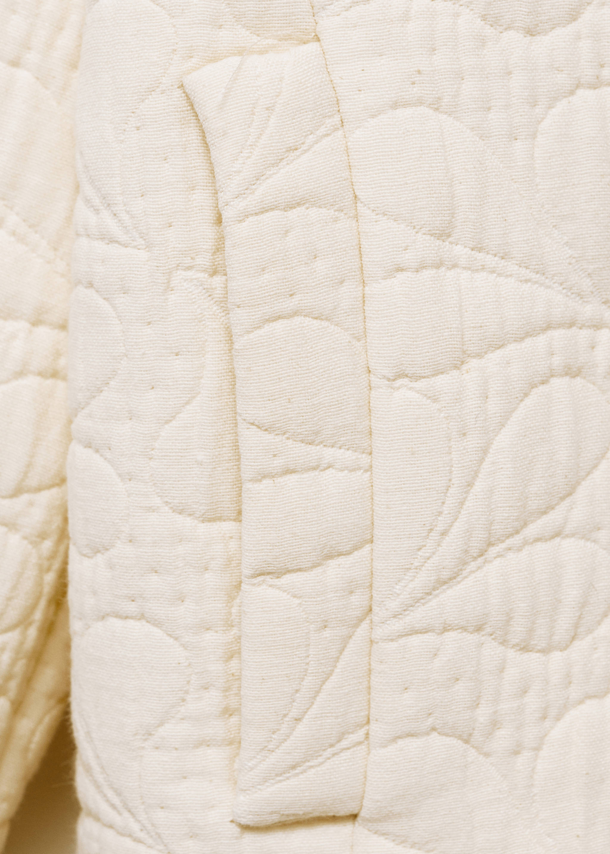 Textured embroidered jacket - Details of the article 8