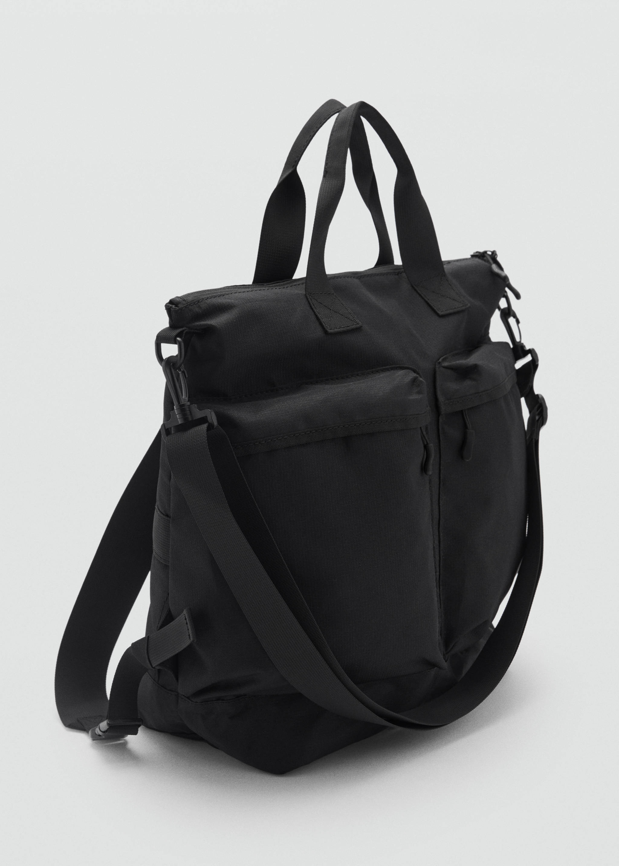 Multi-functional backpack with pockets - Medium plane