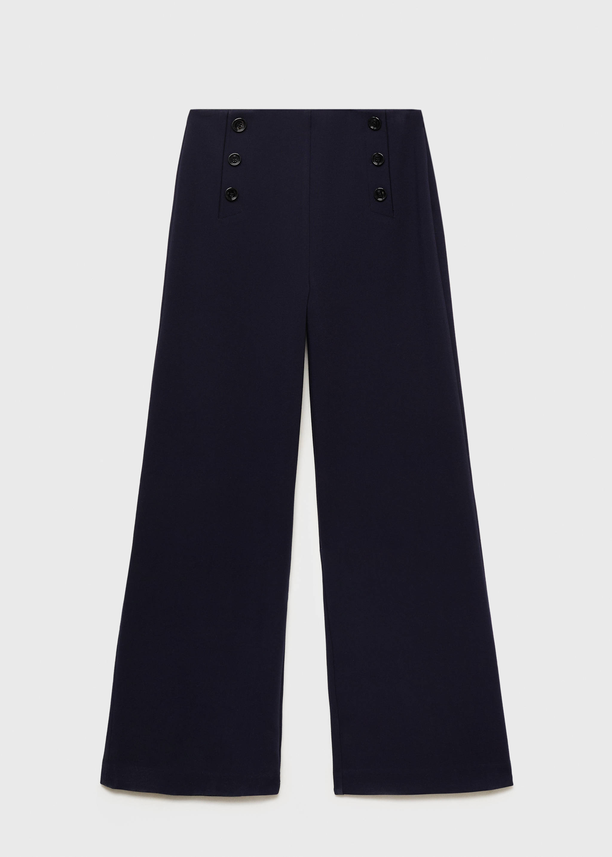 Wide leg trousers with buttons - Article without model