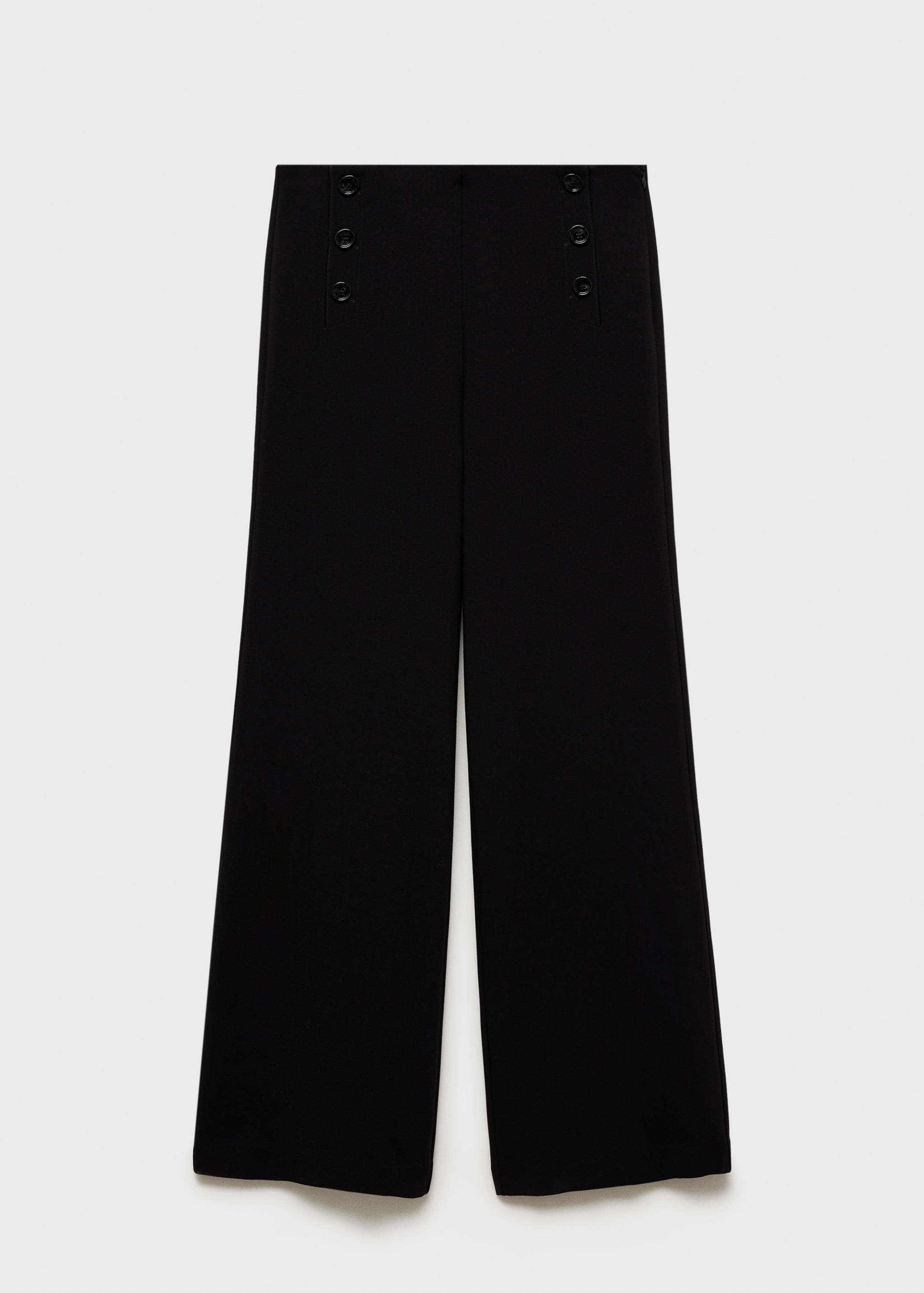 Wide leg trousers with buttons - Article without model
