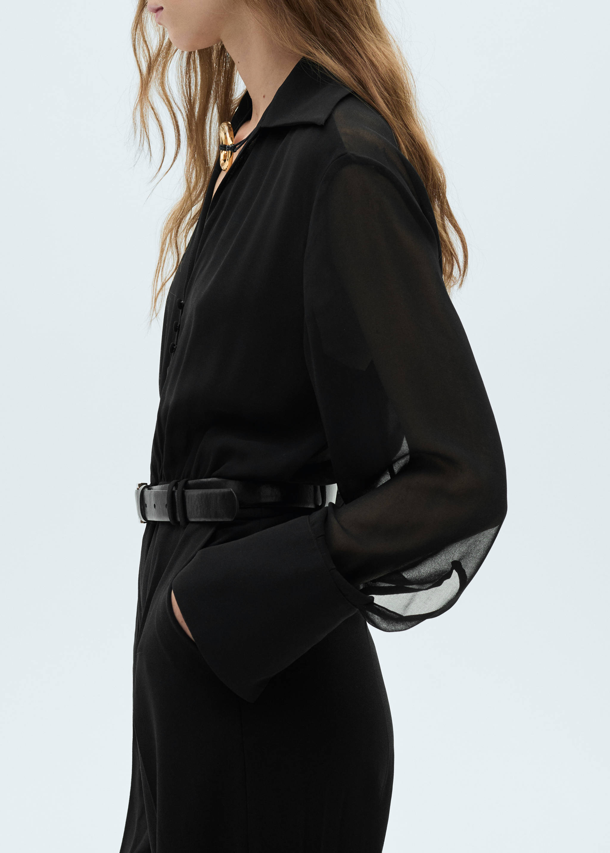 Combinaison wideleg manches semi-transparentes - Détail de l'article 6