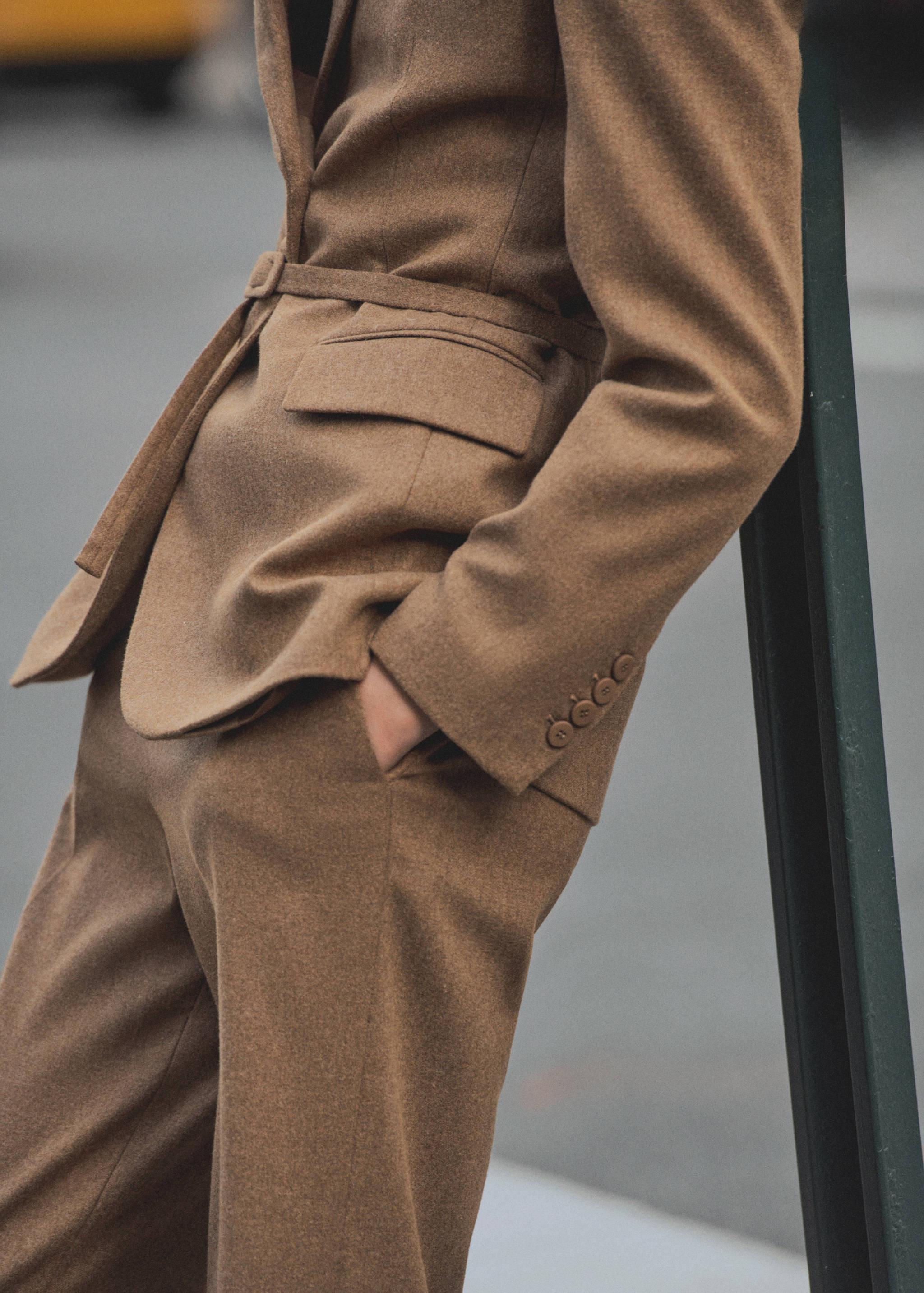 Wool-blend suit blazer - Details of the article 6