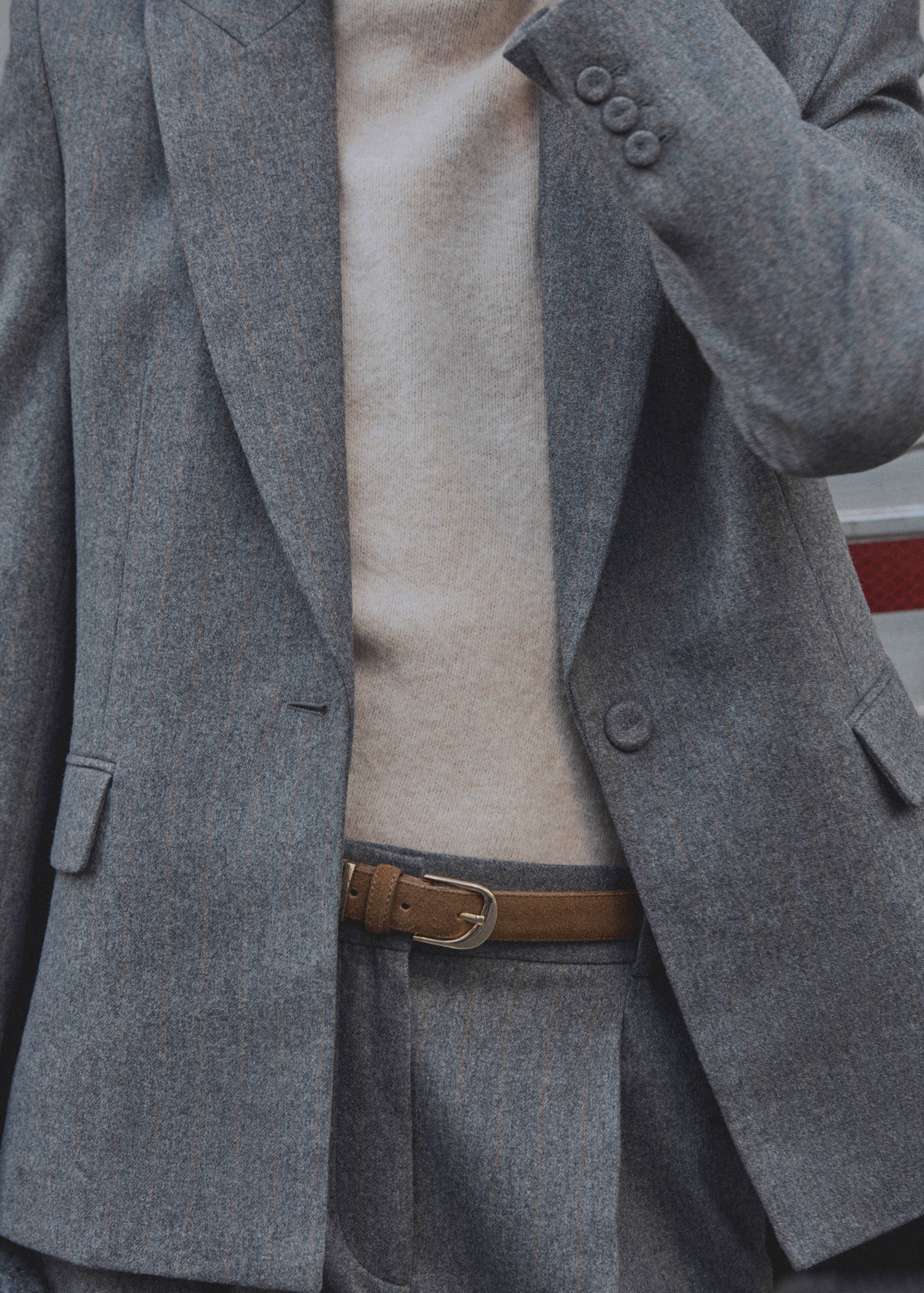 Blazer costume laine vierge - Plan moyen