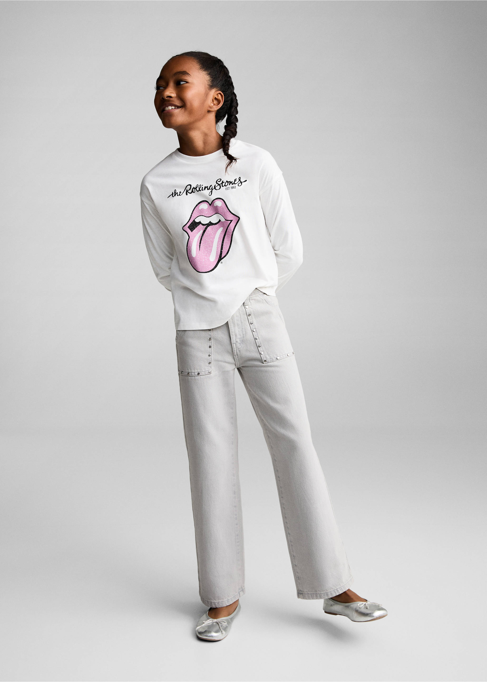 The Rolling Stones T-shirt - General plane, Off White. Ref: 87081045-00.