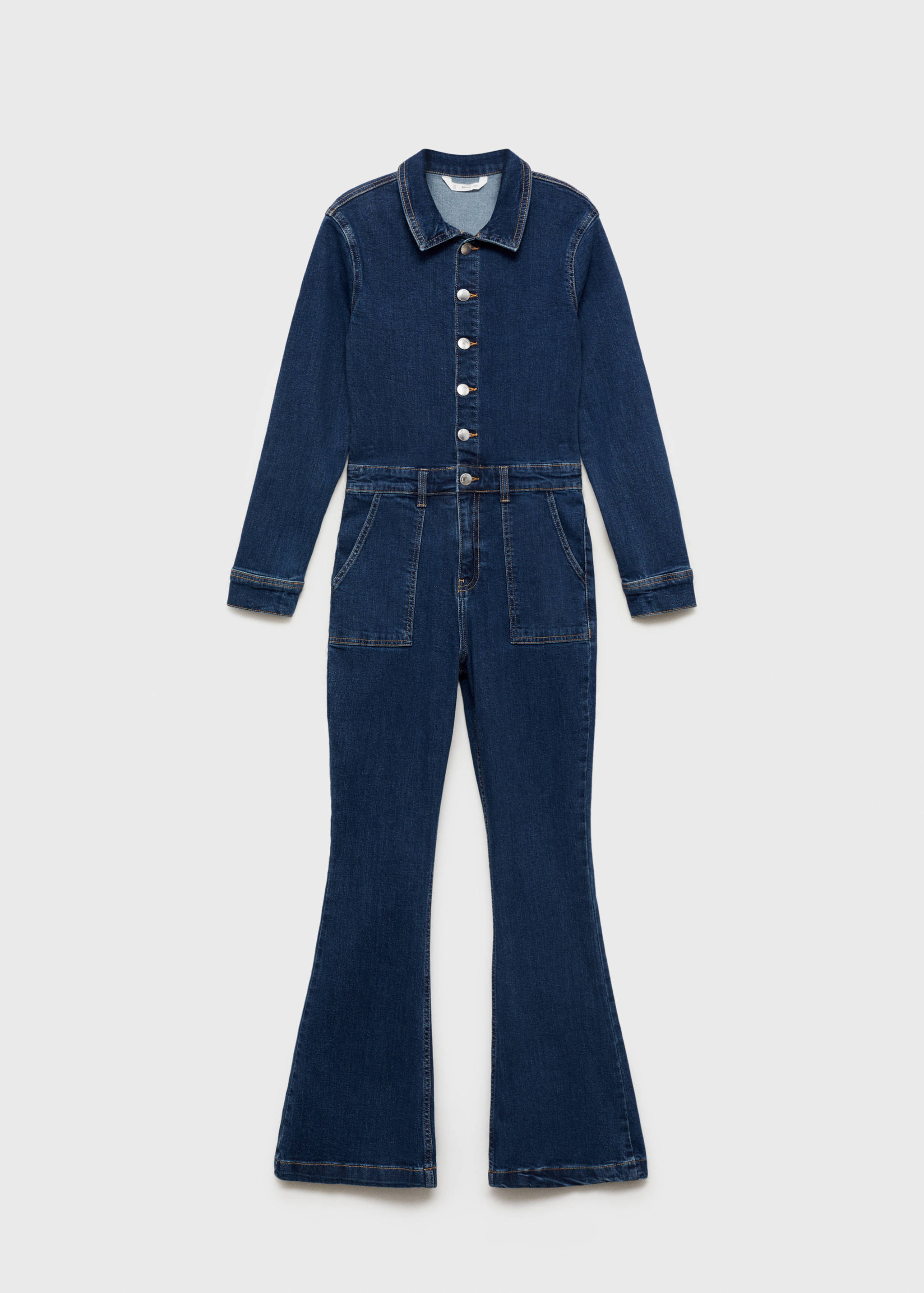 Flared denim jumpsuit - Article without model