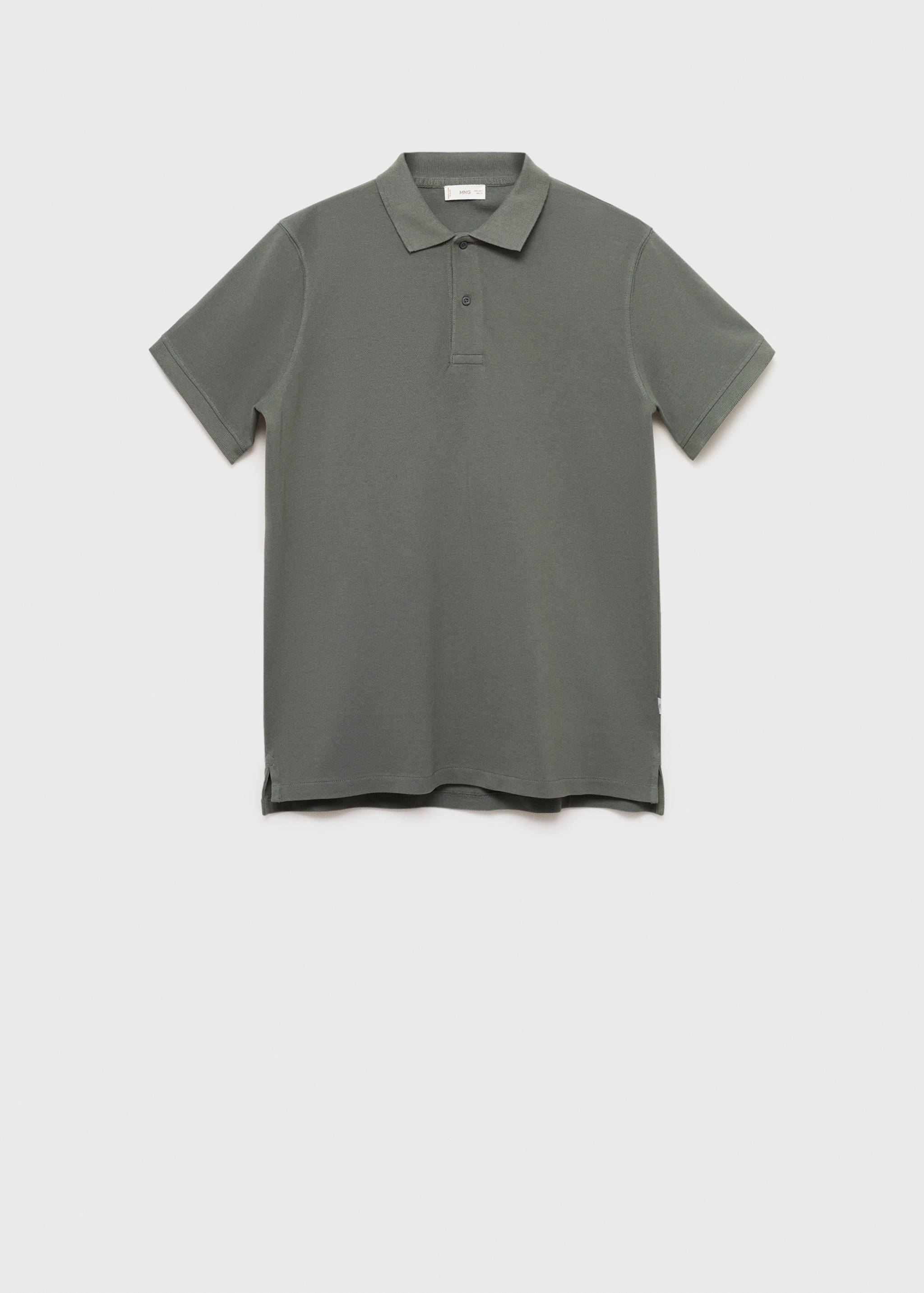 Cotton piqué polo shirt - Article without model