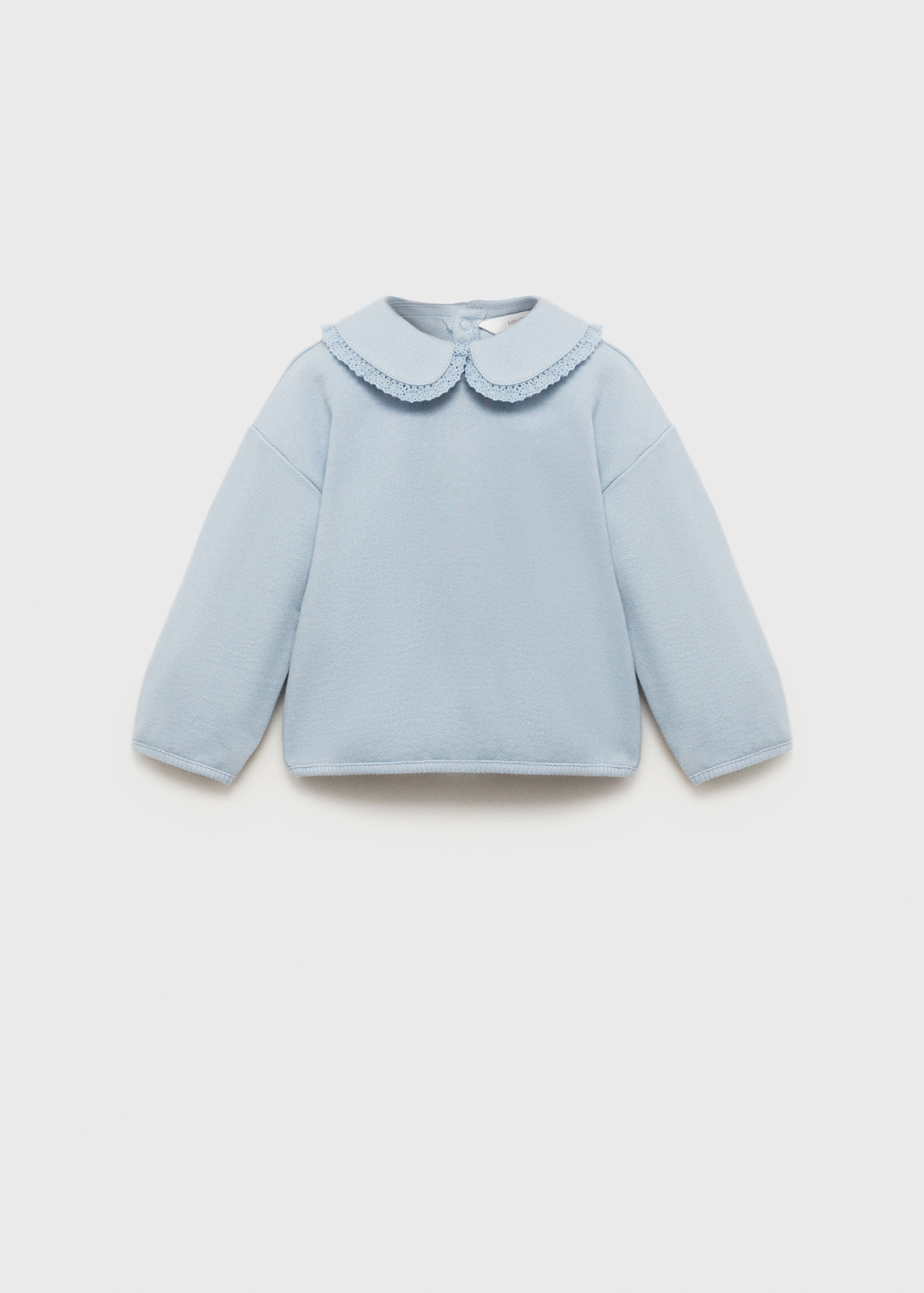 Sweatshirt mit Babydollkragen - Artikel ohne Model