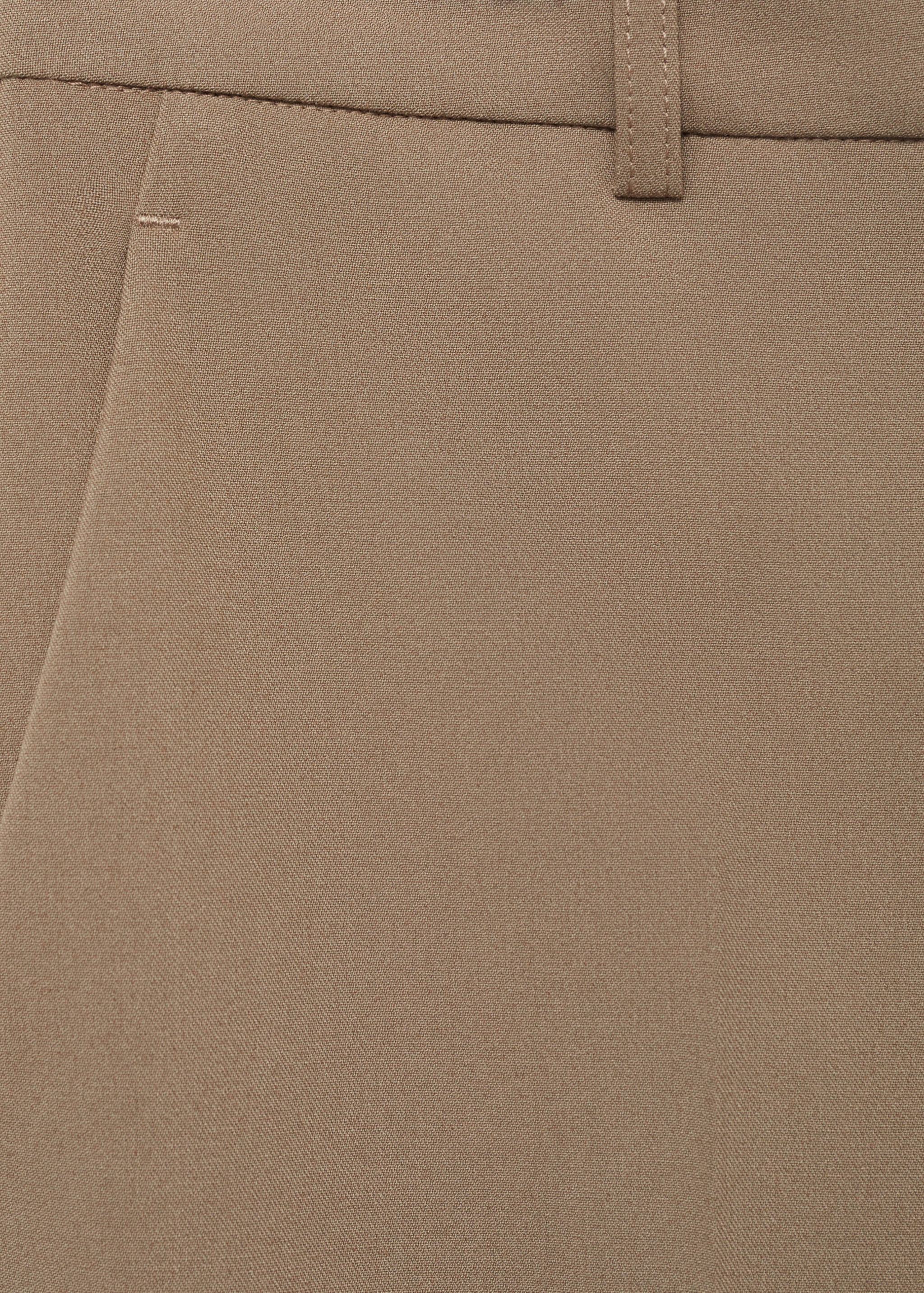 Straight mid-rise pants - Details of the article 0