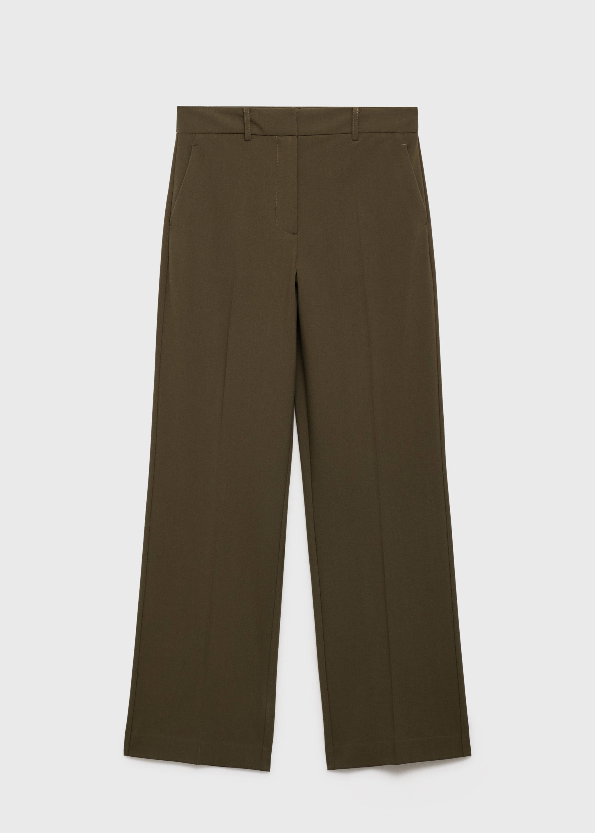 Straight mid-rise pants - Article without model
