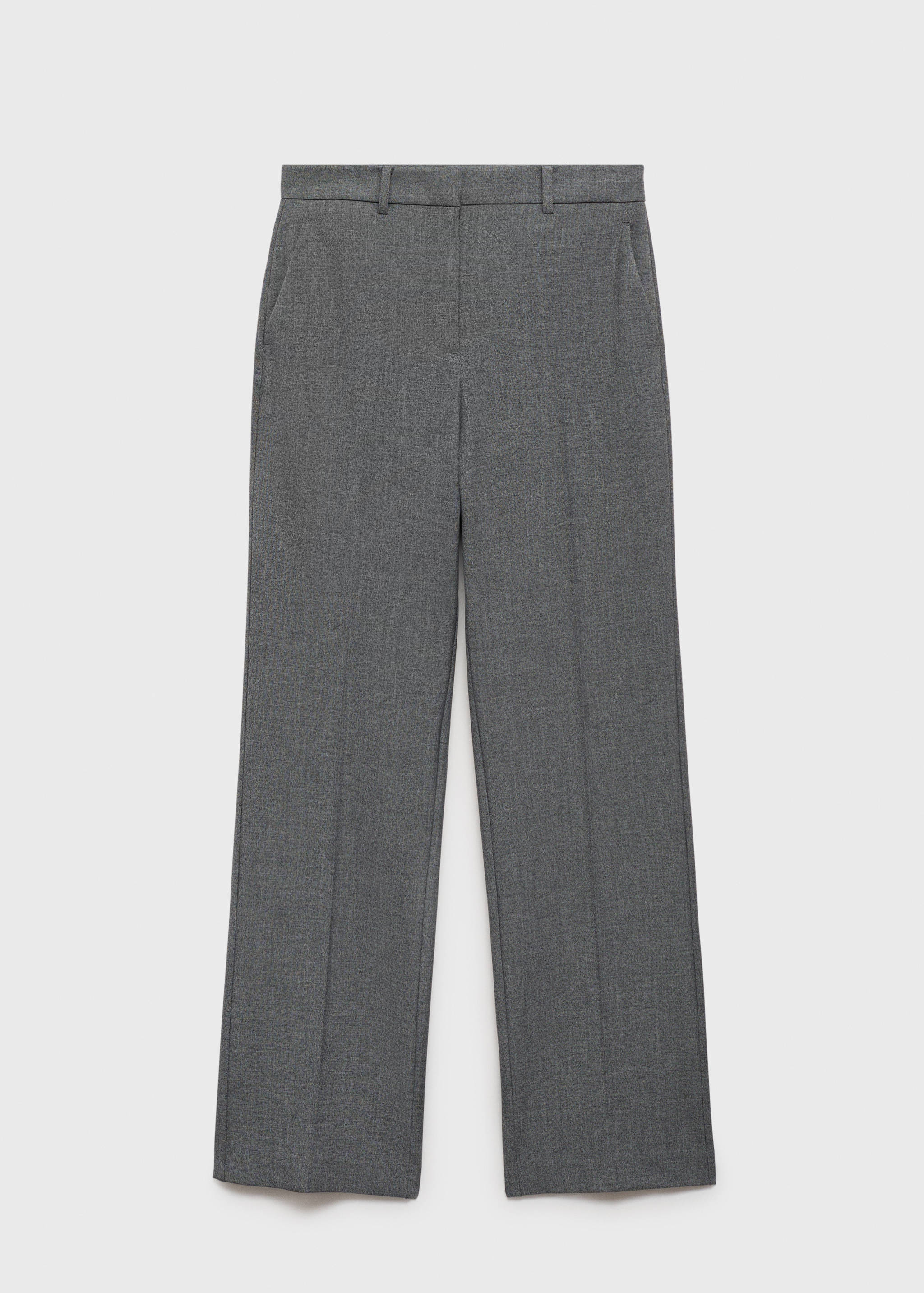 Straight mid-rise pants - Article without model