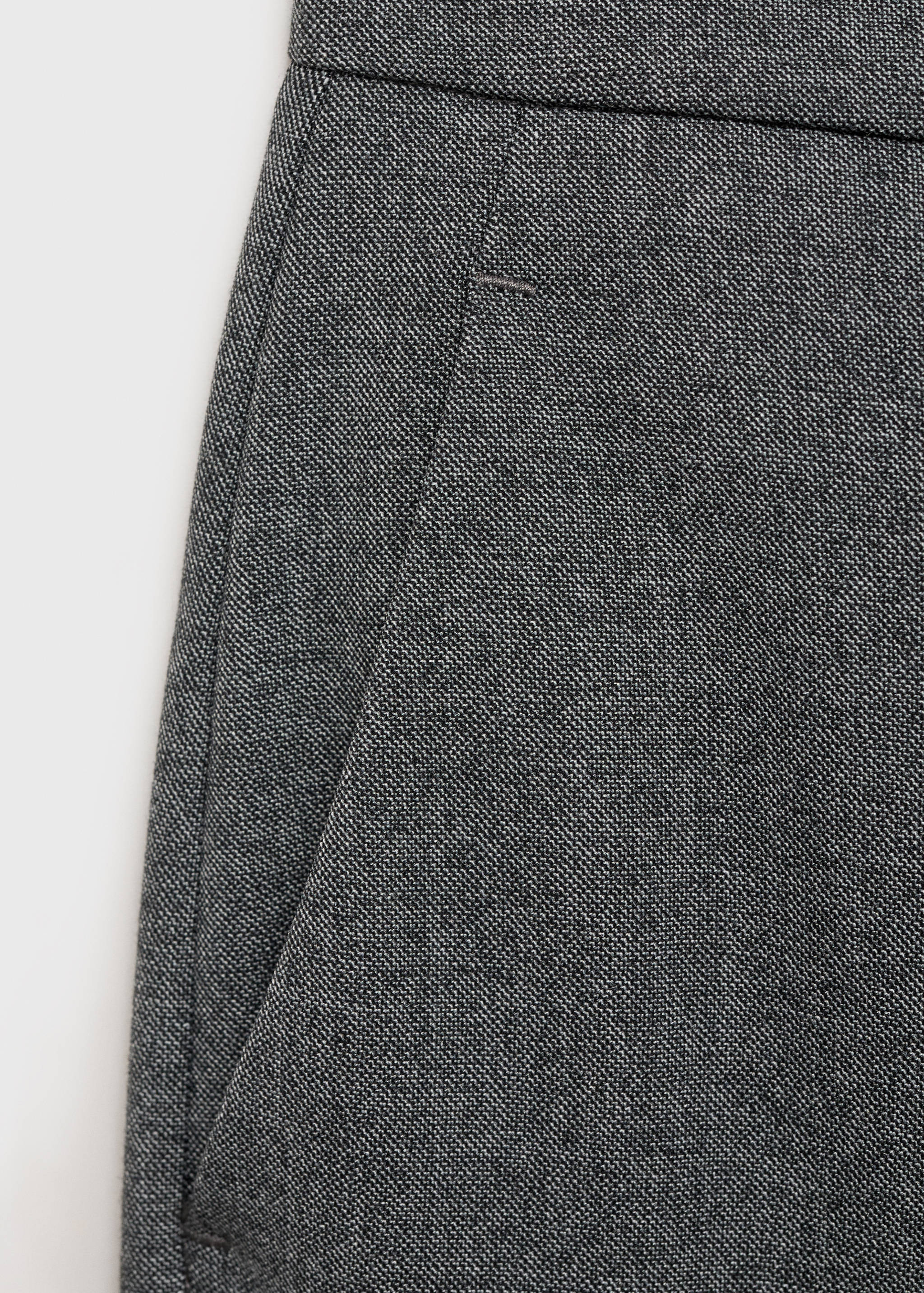 Straight mid-rise pants - Details of the article 0