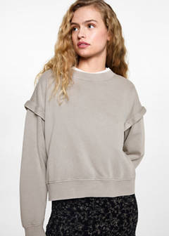 Shoulder seam sweatshirt — Grey 2