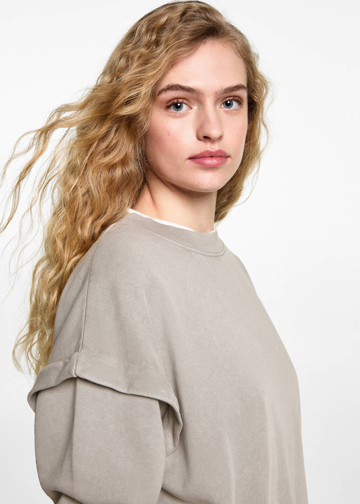 Shoulder seam sweatshirt — Grey