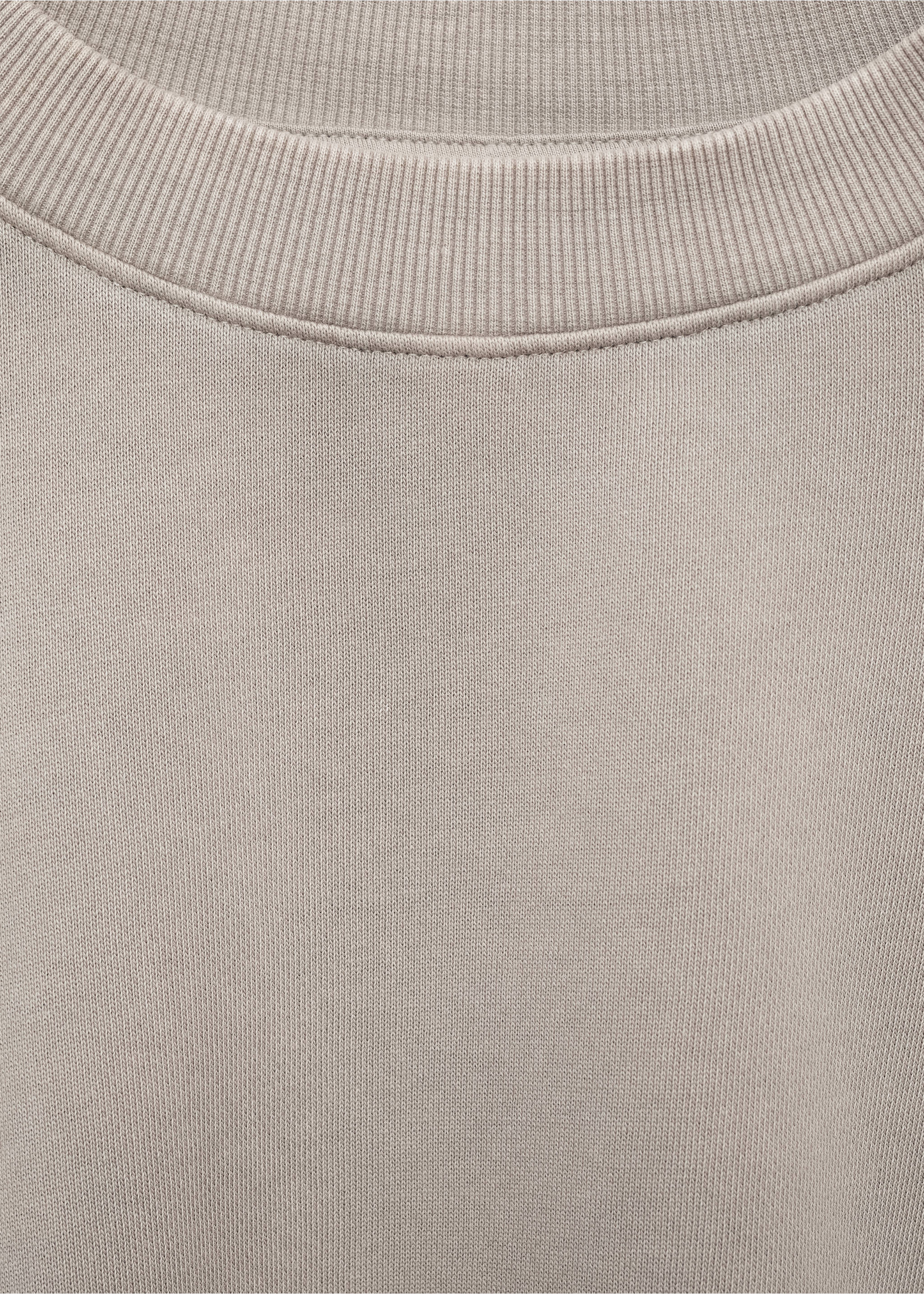 Sudadera costura hombro - Detalle del artículo 8, Gris. Ref: 87081514-00.