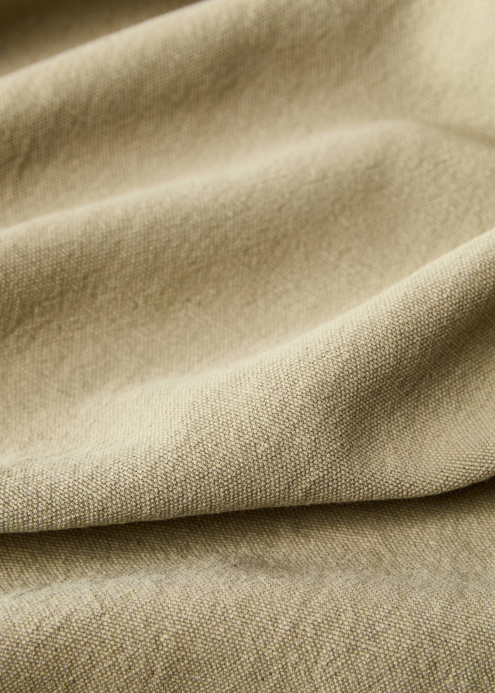Washed-effect linen curtain - Medium plane