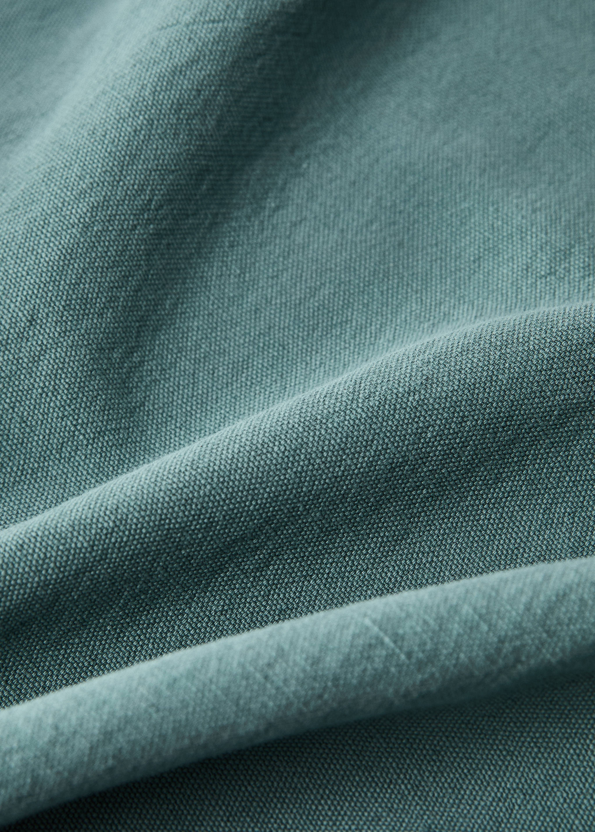 Washed-effect linen curtain - Medium plane