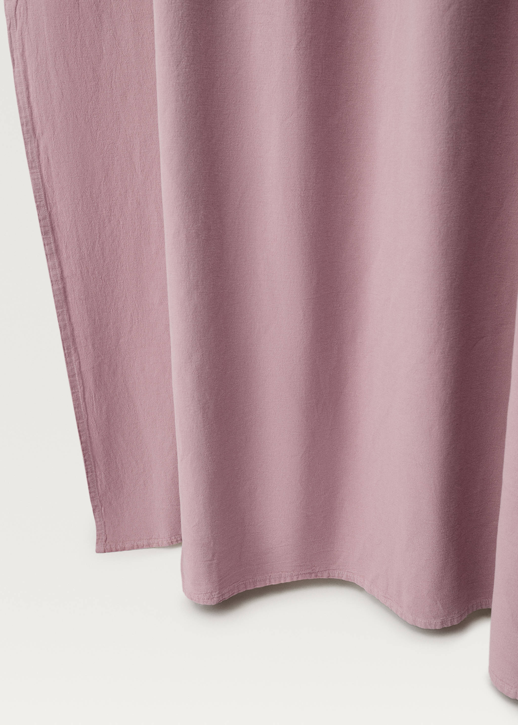 Washed-effect linen curtain - Details of the article 1
