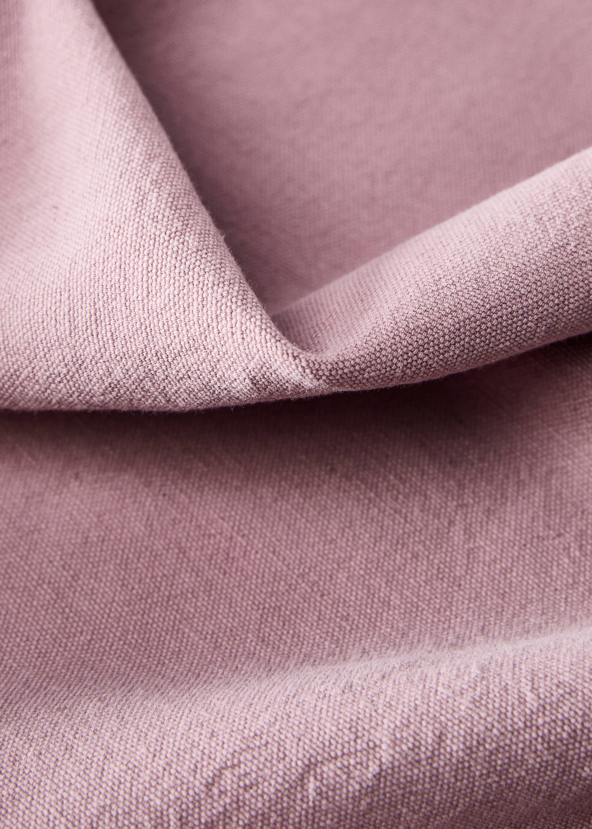 Washed-effect linen curtain - Medium plane