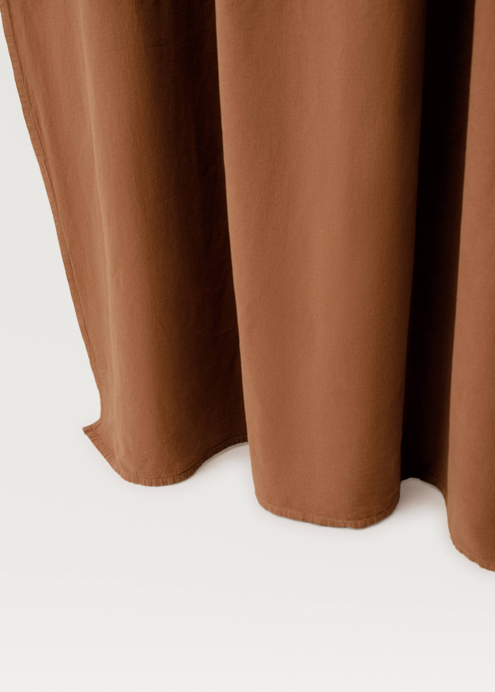 Washed-effect linen curtain - Details of the article 2