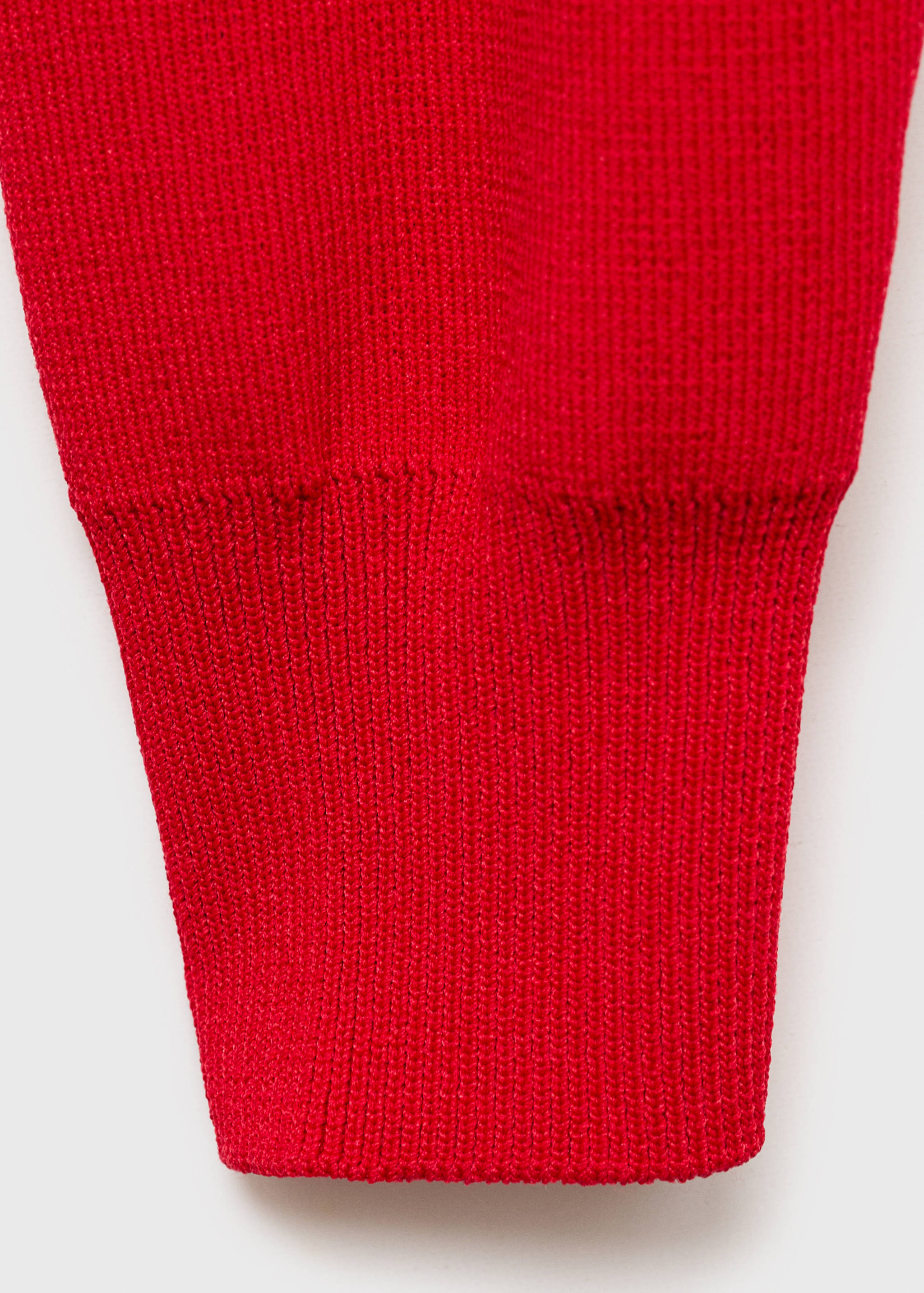 Knitted cardigan with contrasting trims - Details of the article 0