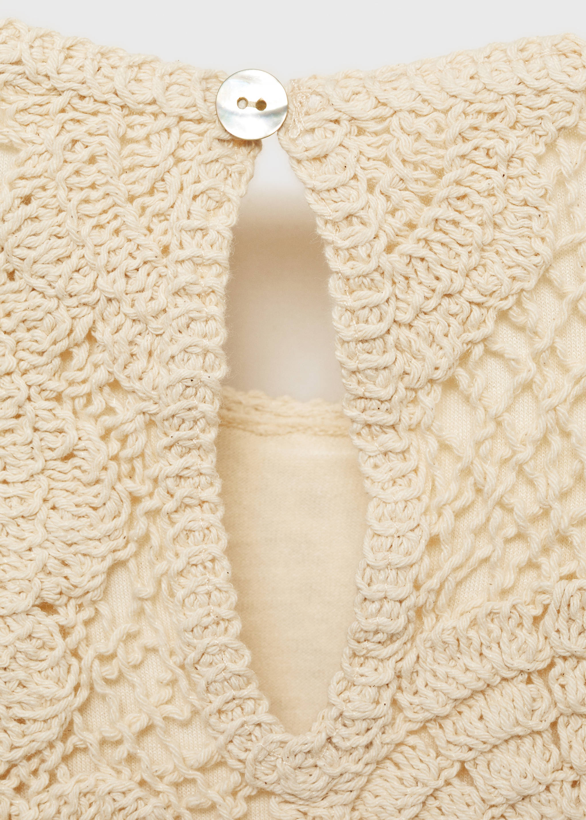 Floral crochet crop top - Details of the article 0