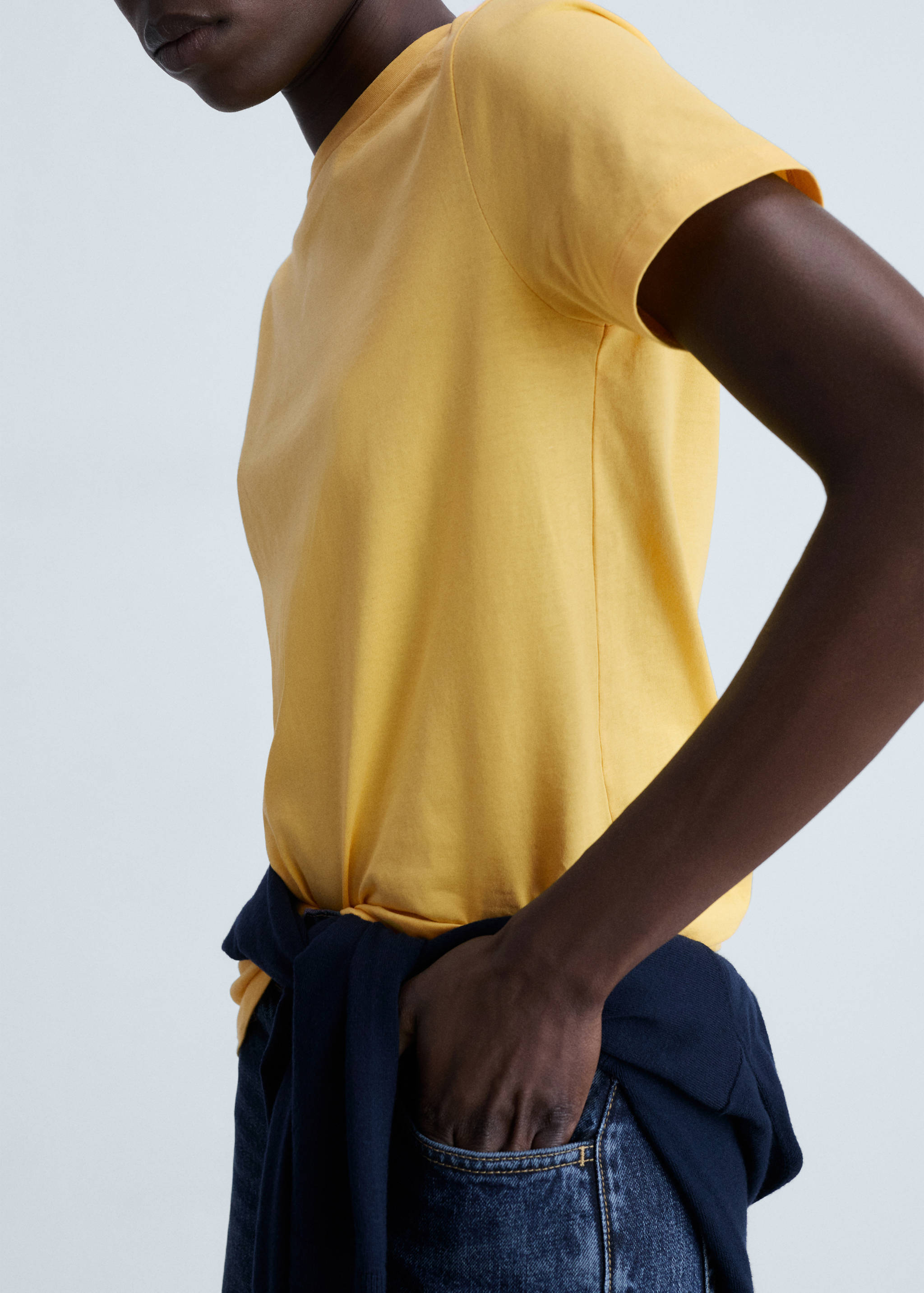 Camiseta algodón manga corta - Plano medio